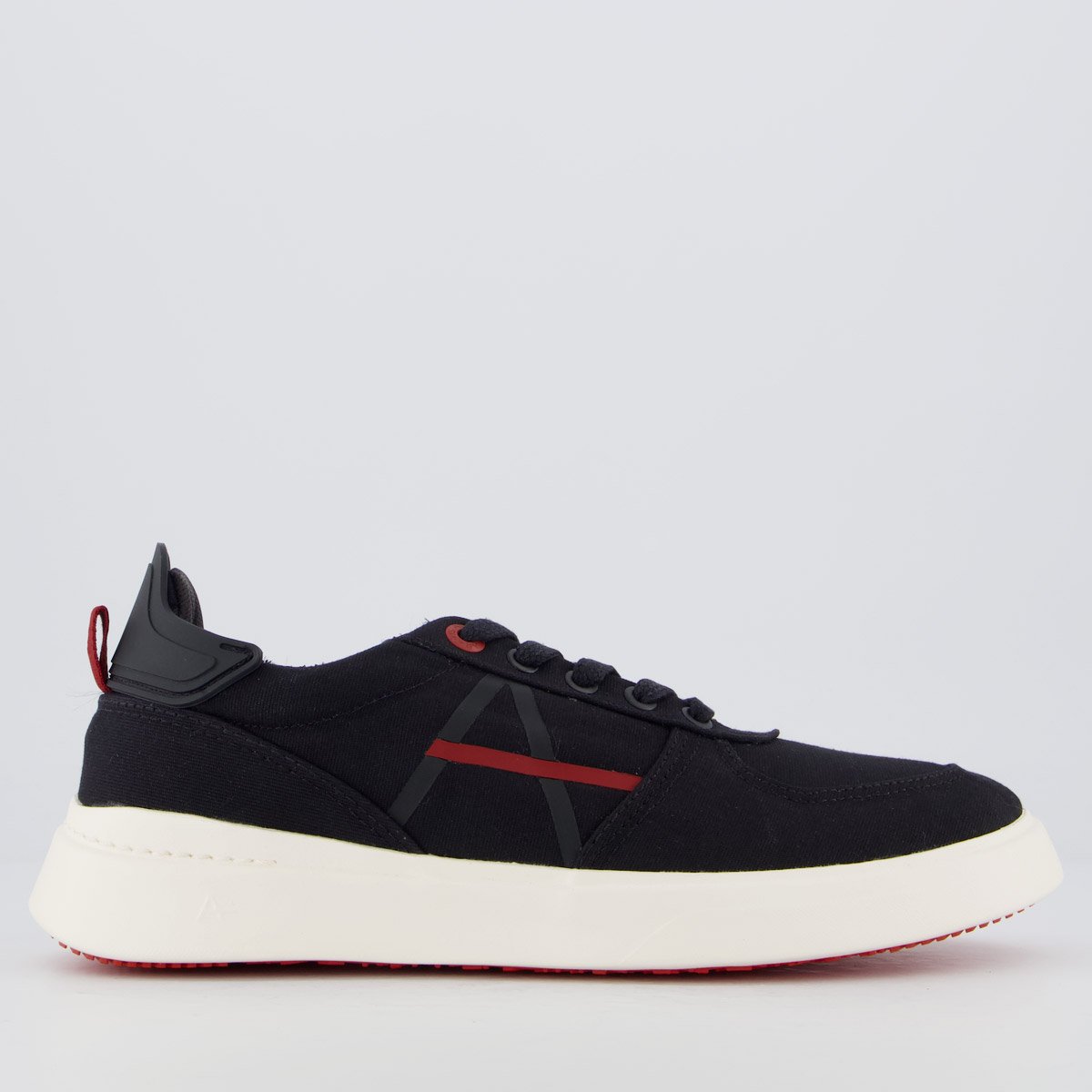 Tênis Aramis Journey Icon Square Preto e Vermelho