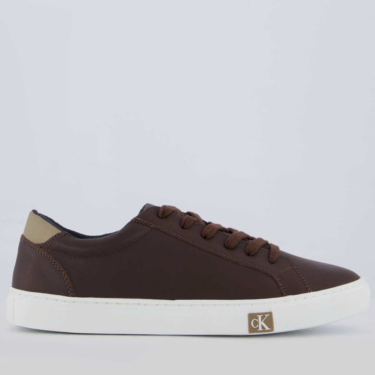 Tênis Calvin Klein Project Queima Lateral Marrom
