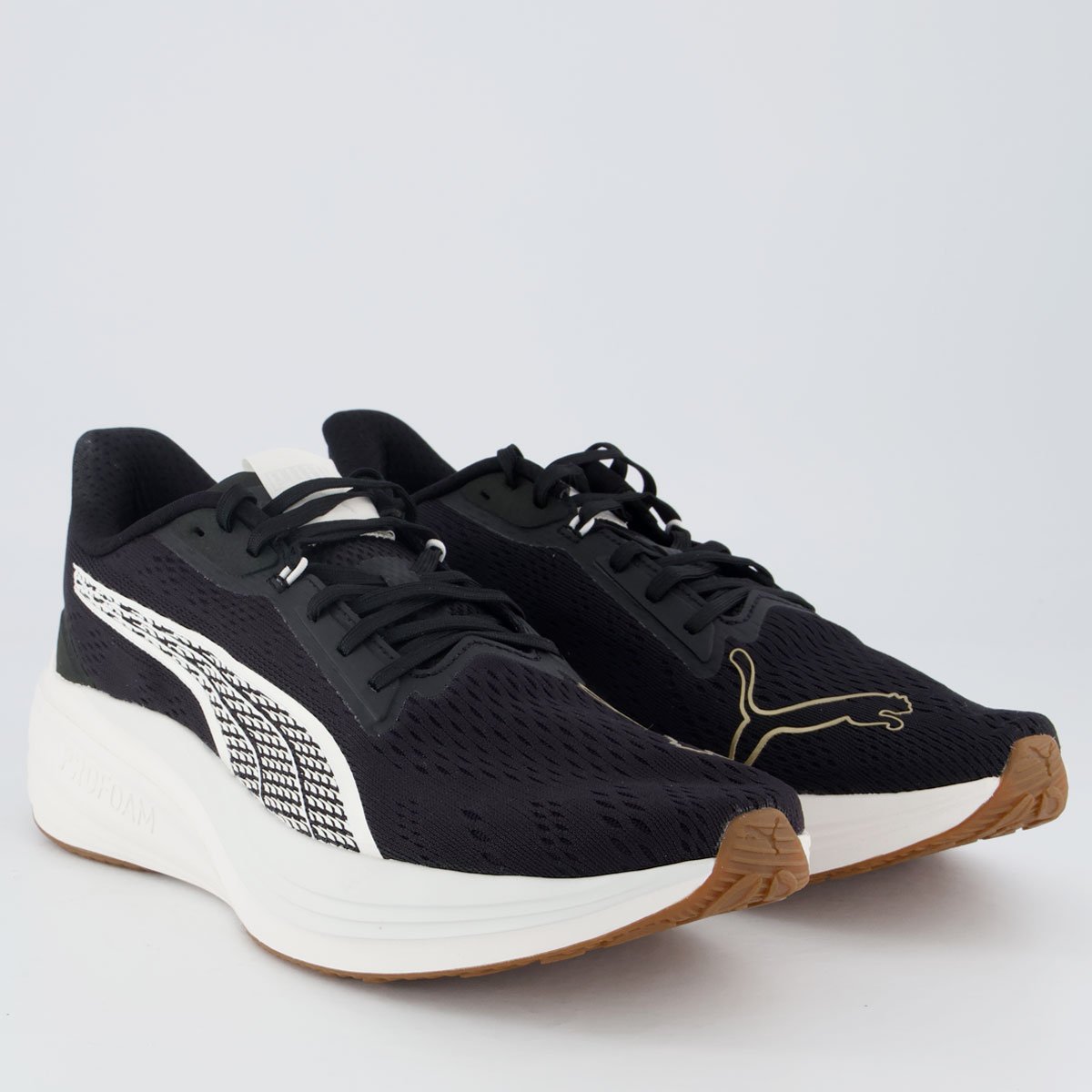 Tênis Puma Darter Pro Archive Preto e Branco Preto 2