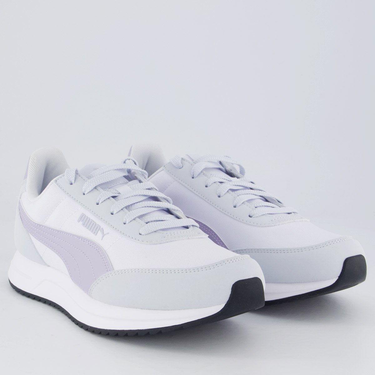 Tênis Puma R78 Lightwind Feminino Branco e Lilás Branco 2