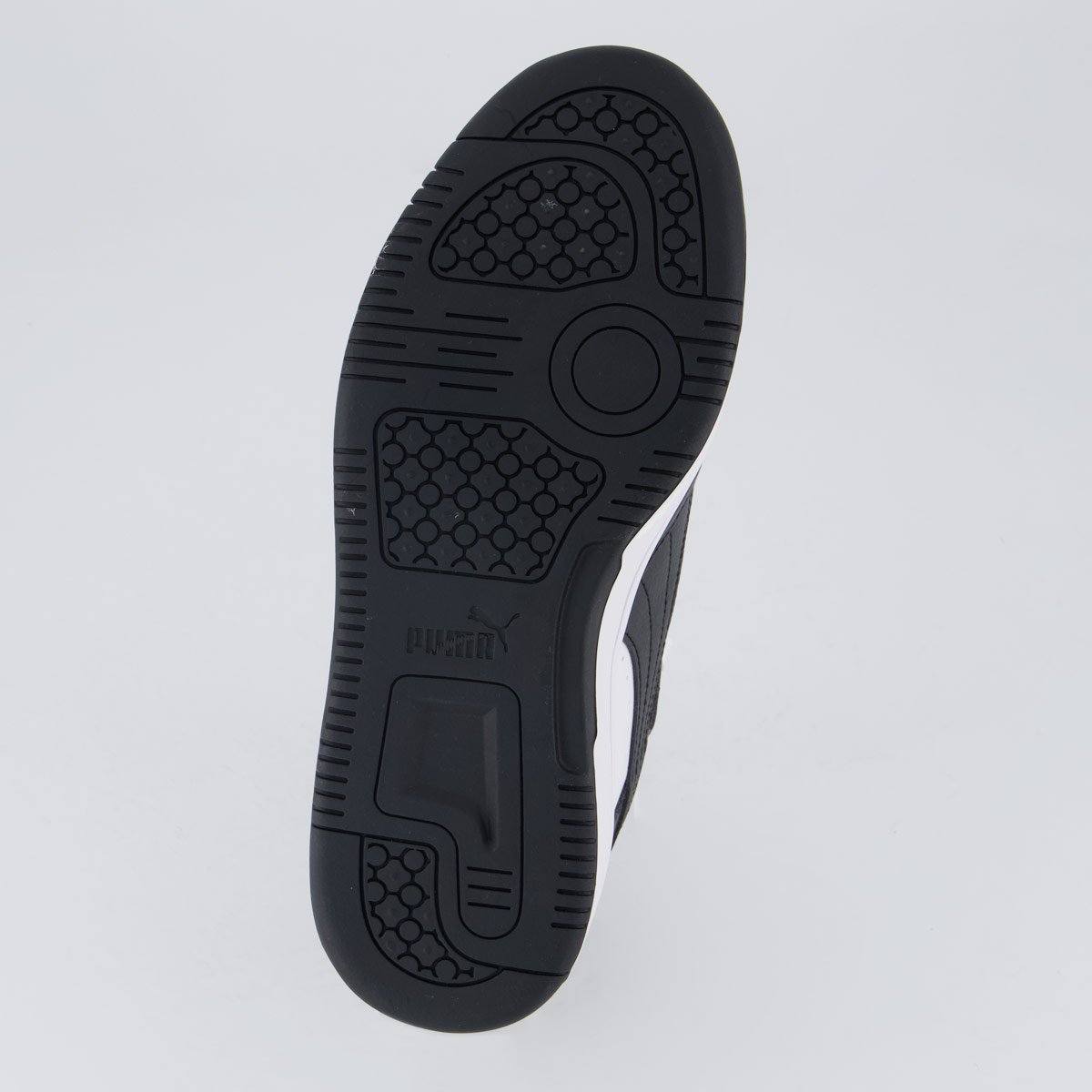Tênis Puma Rebound V6 Feminino Preto e Branco Branco/Preto 5