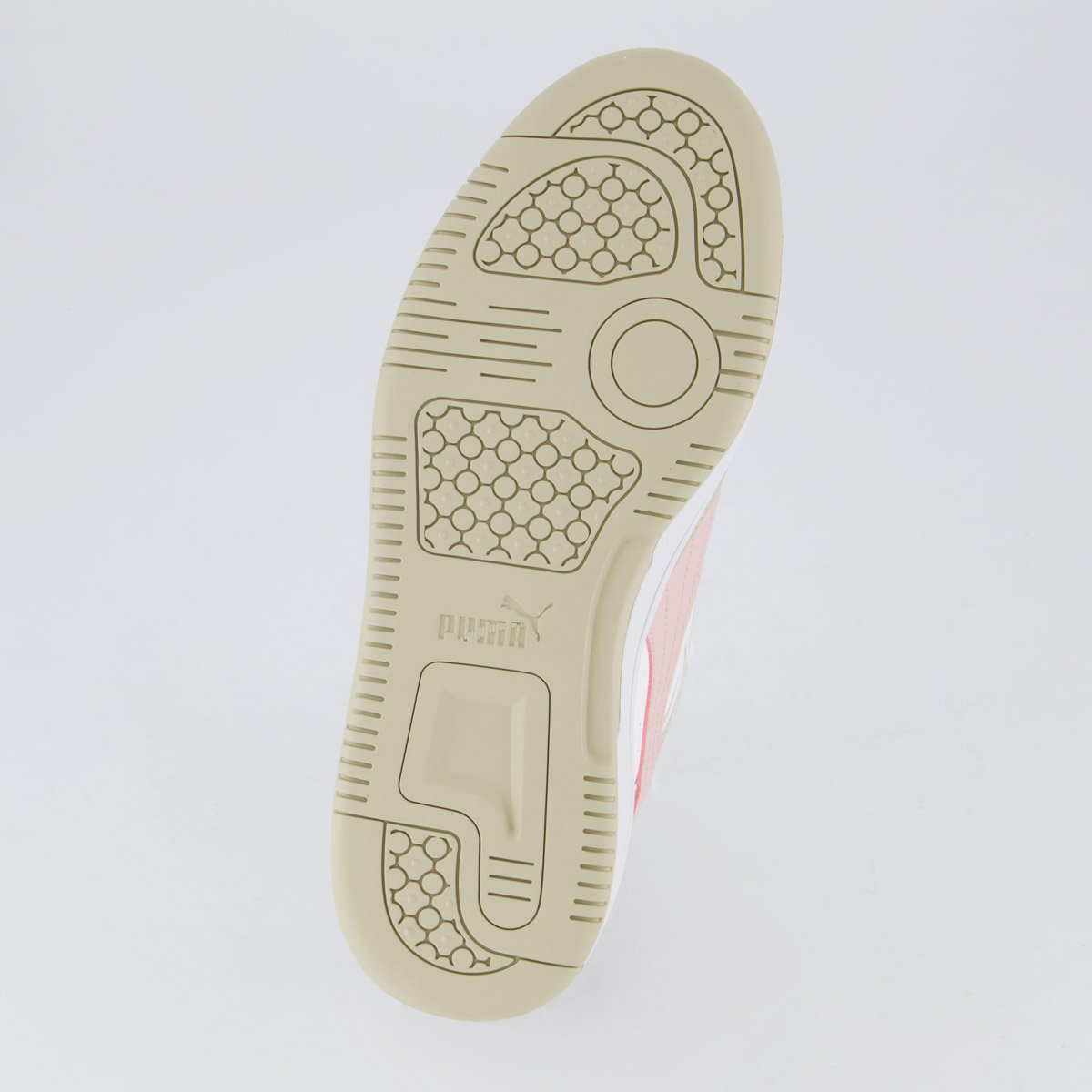 Tênis Puma Rebound V6 Feminino Branco e Bege Branco/Bege 5
