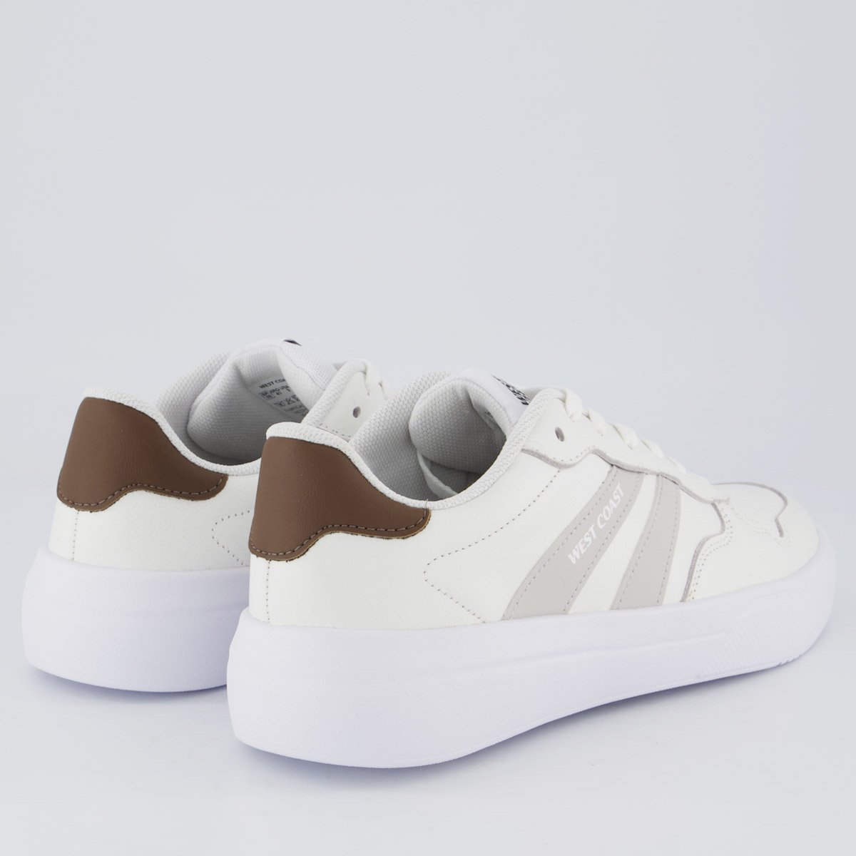 Tênis West Coast Boston Branco Branco 3