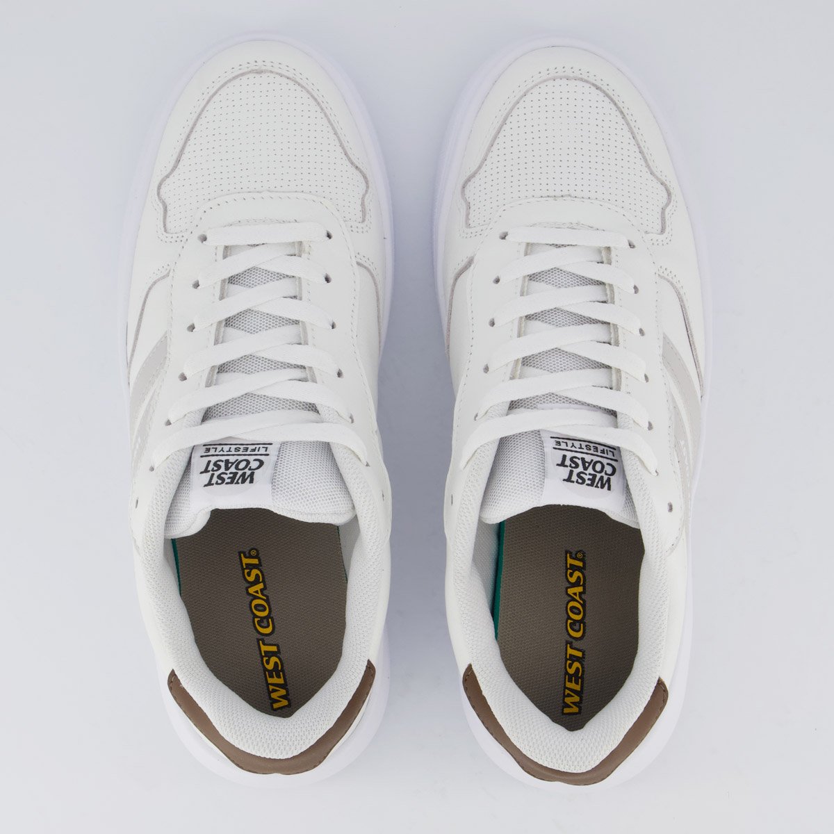 Tênis West Coast Boston Branco Branco 4