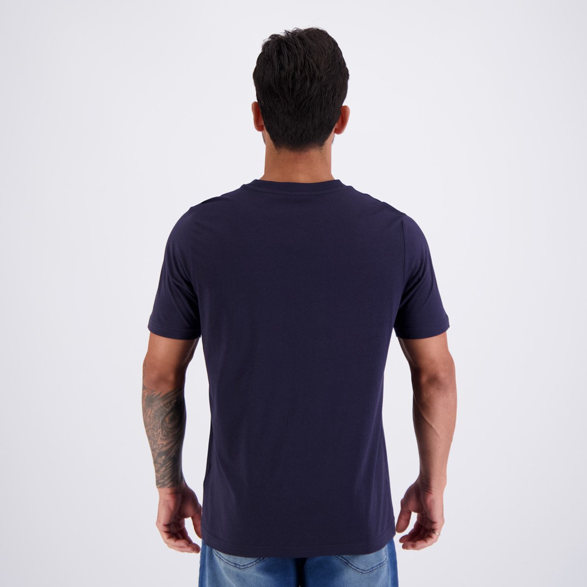 Camiseta Puma Ess Block Tee Marinho Azul 4