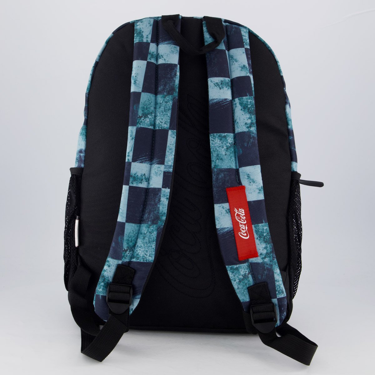 Mochila Coca Cola Brush Verde Xadrez 4