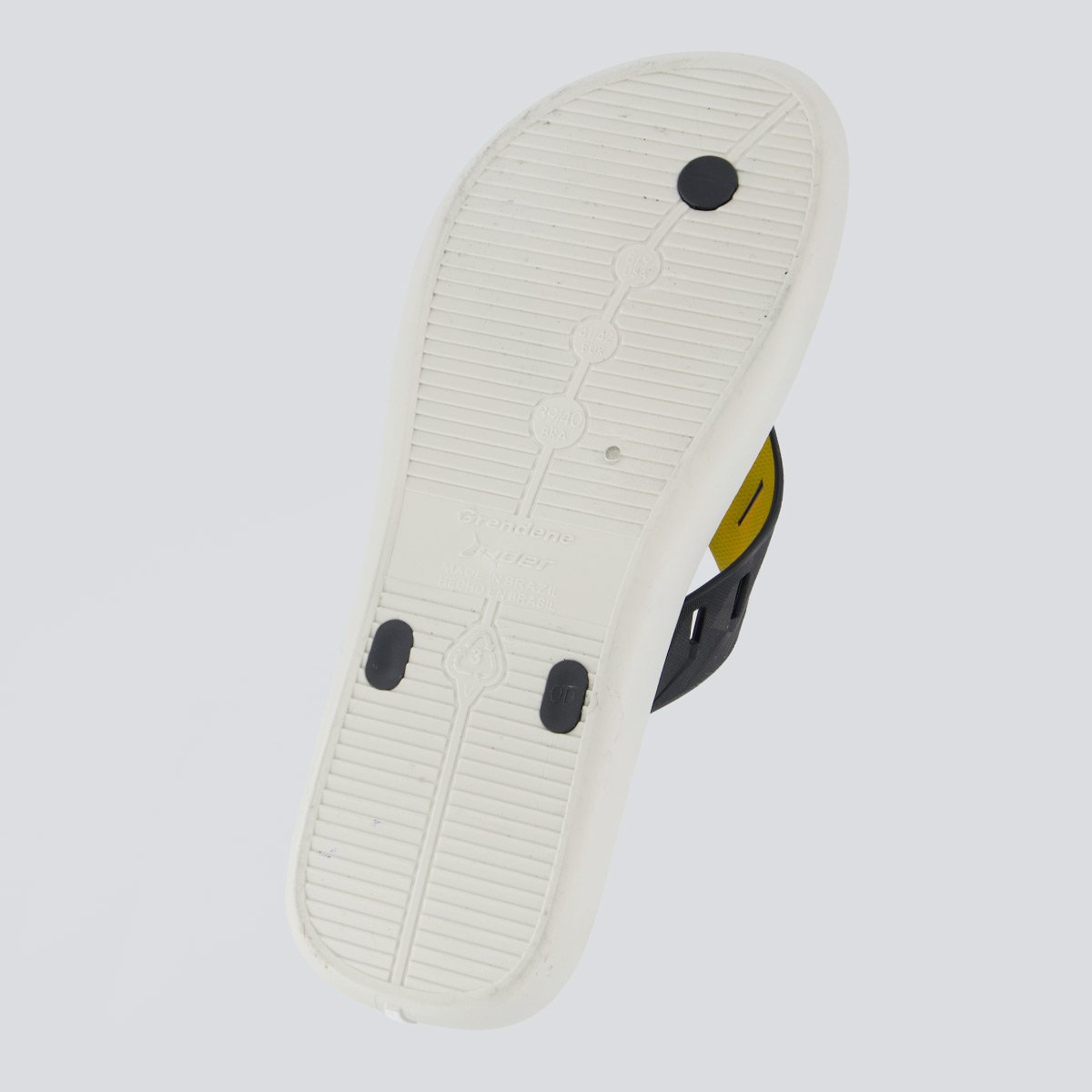 Chinelo Rider Street Duo Plus Cinza e Amarelo Preto 5