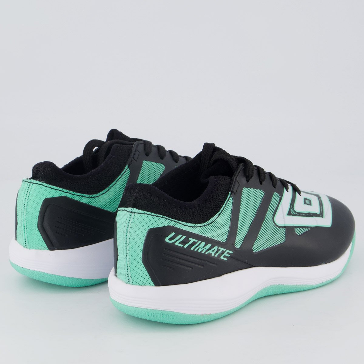 Chuteira Umbro Ultimate Futsal Juvenil Preta e Branca Preto 3