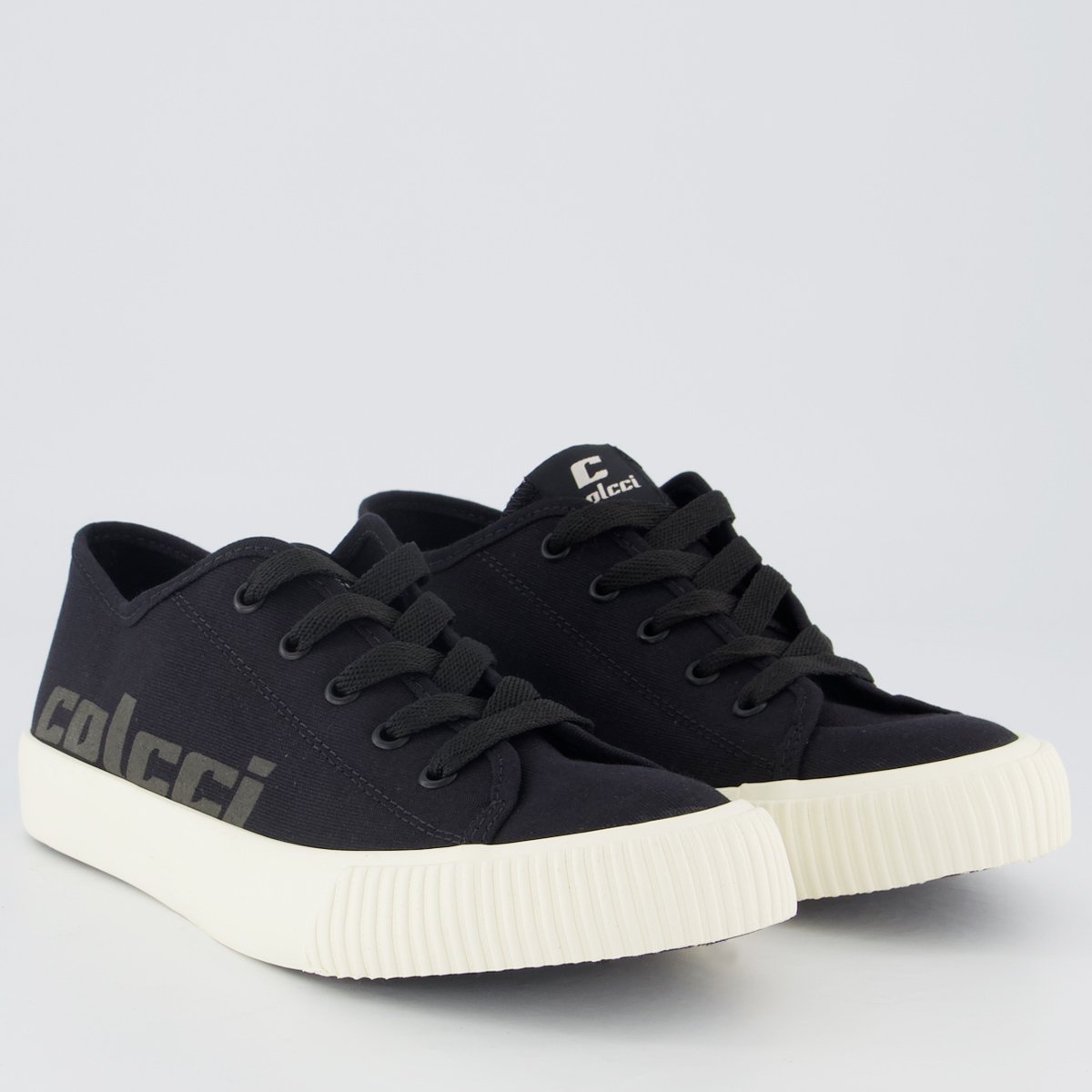 Tênis Colcci Grafic Praia Feminino Preto e Off White Preto 2