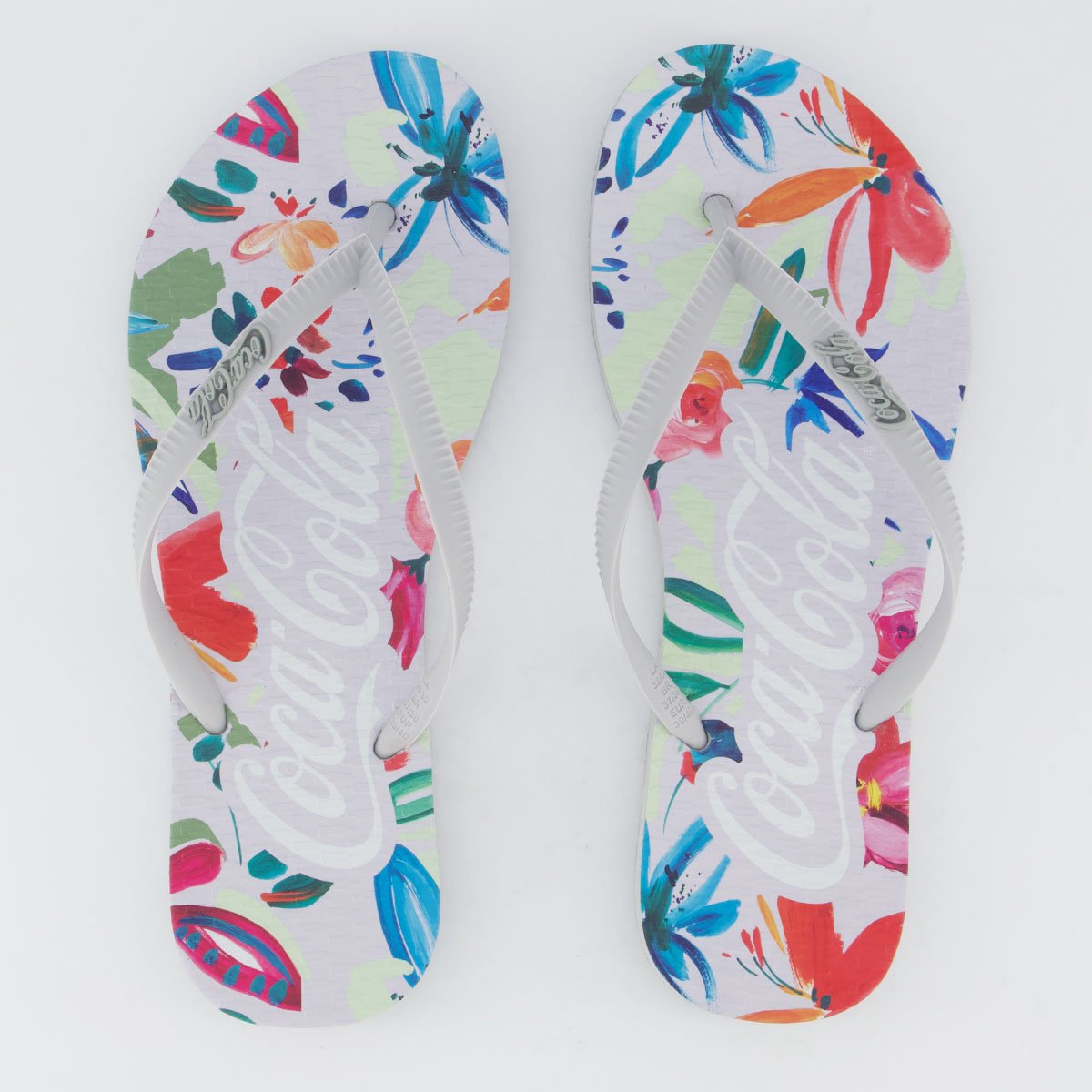 Chinelo Coca Cola Bahai Feminino Cinza