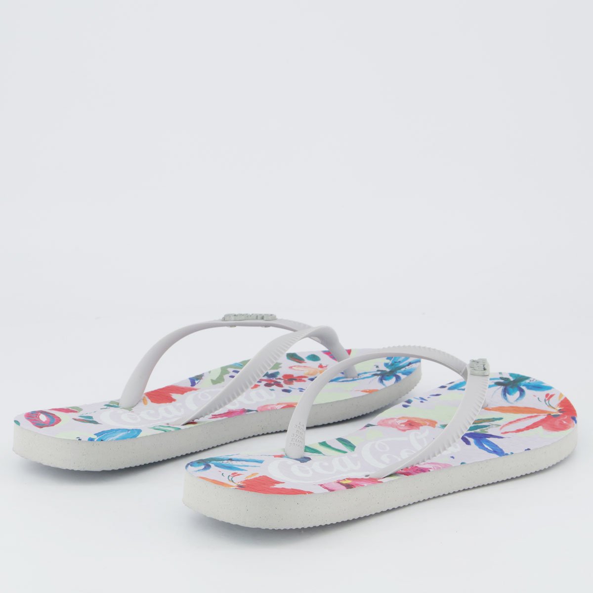 Chinelo Coca Cola Bahai Feminino Cinza Cinza 4