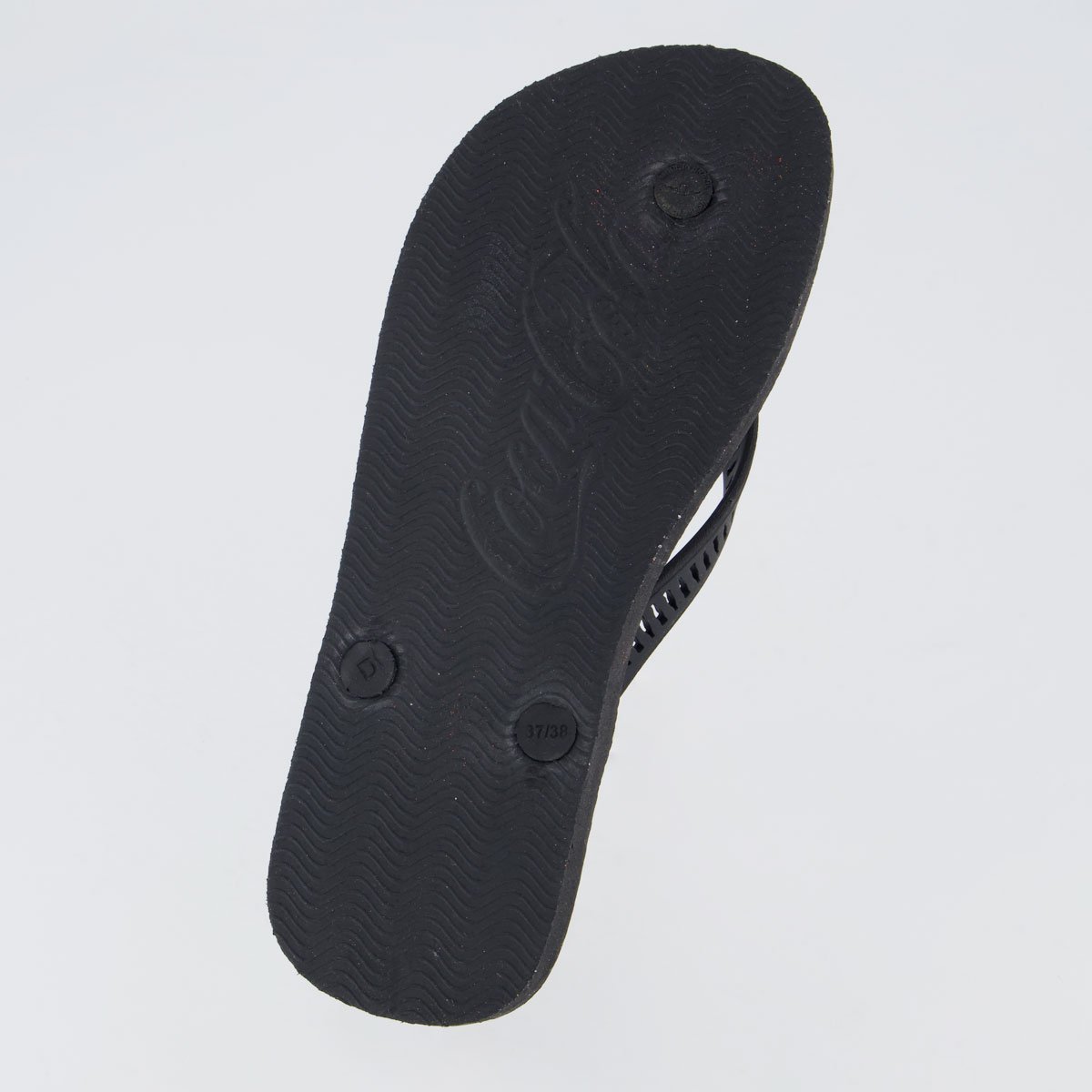 Chinelo Coca Cola Bottle Circle Preto Preto 5