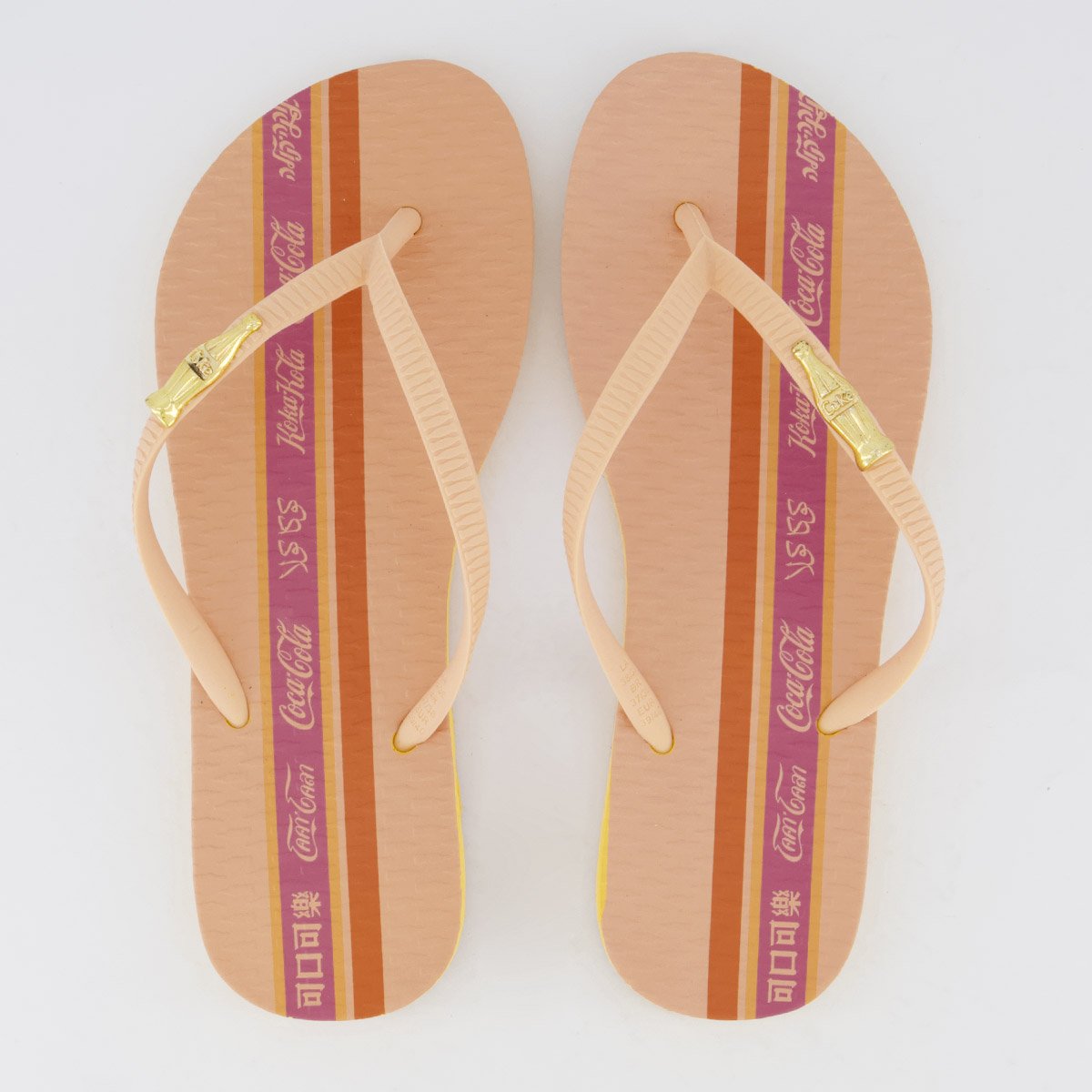 Chinelo Coca Cola World Coke Feminino Rosa