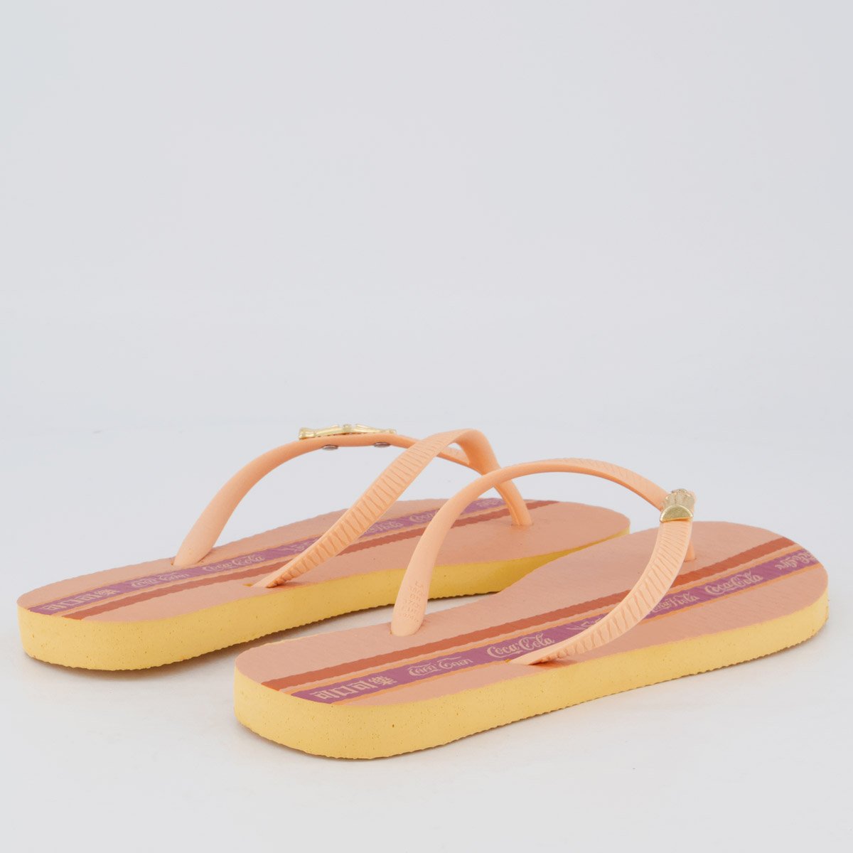 Chinelo Coca Cola World Coke Feminino Rosa Rosa 4