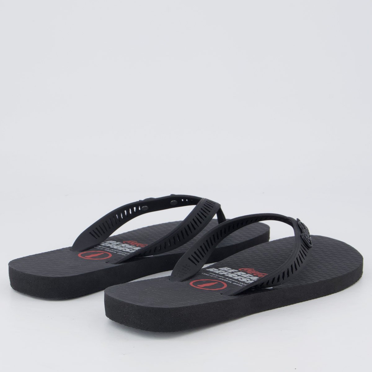 Chinelo Coca Cola Live Since 1886 Preto Preto 4
