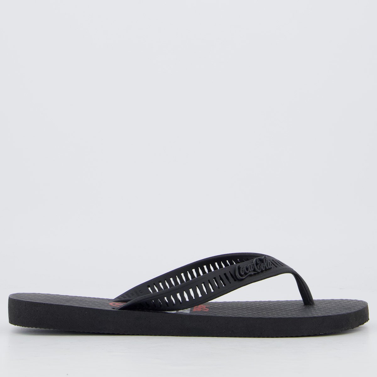 Chinelo Coca Cola Live Since 1886 Preto Preto 2