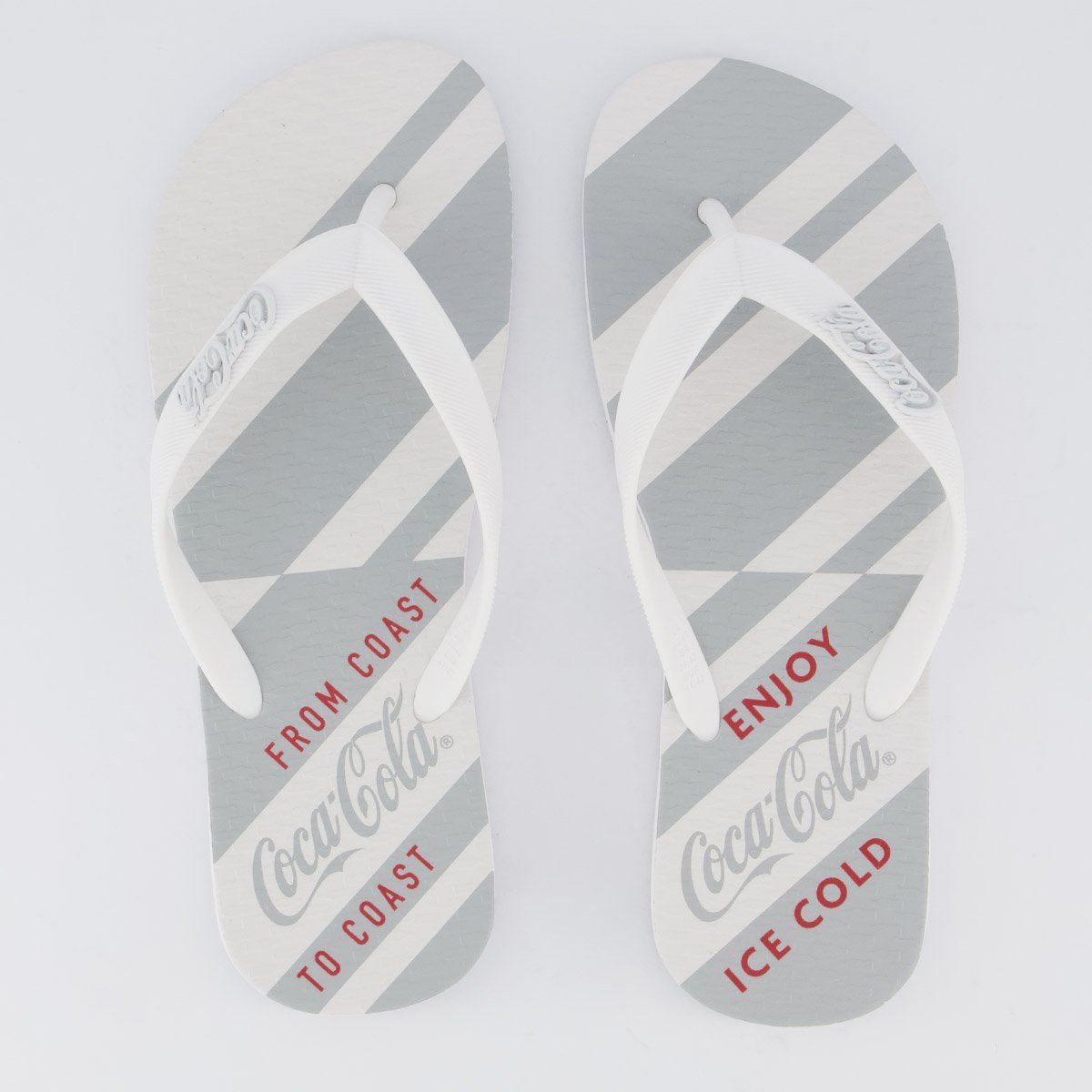 Chinelo Coca Cola Hoxie 2 Branco