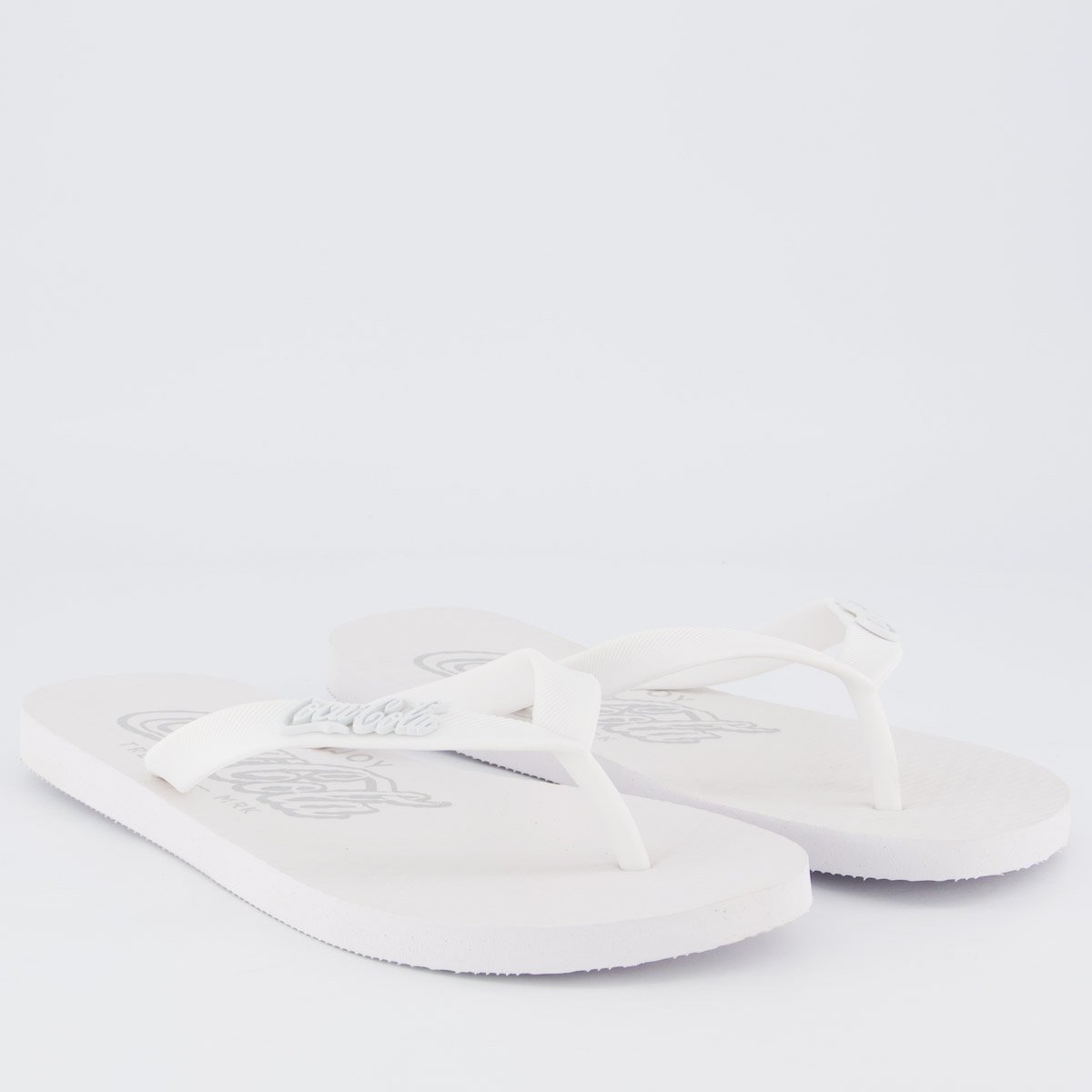 Chinelo Coca Cola Norton Branco Branco 3
