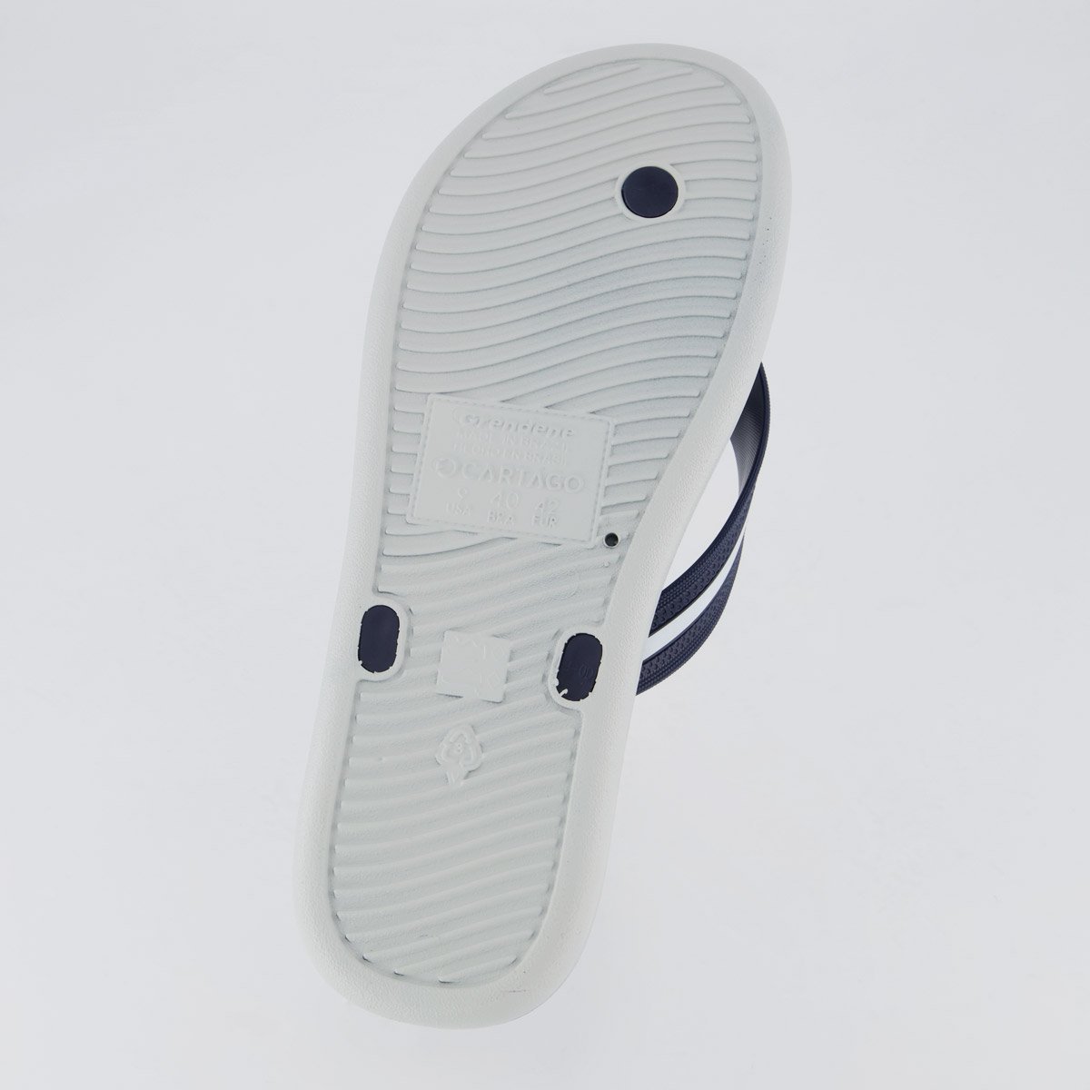 Chinelo Cartago Dublin II Azul e Vermelho Azul Marinho 3