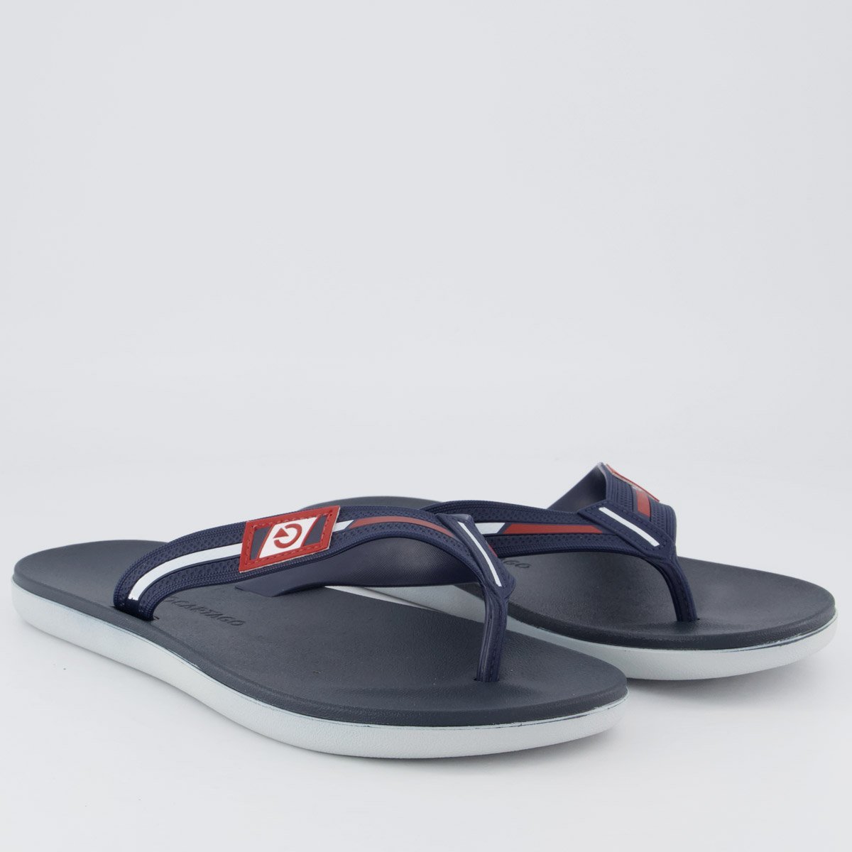 Chinelo Cartago Dublin II Azul e Vermelho Azul Marinho 4