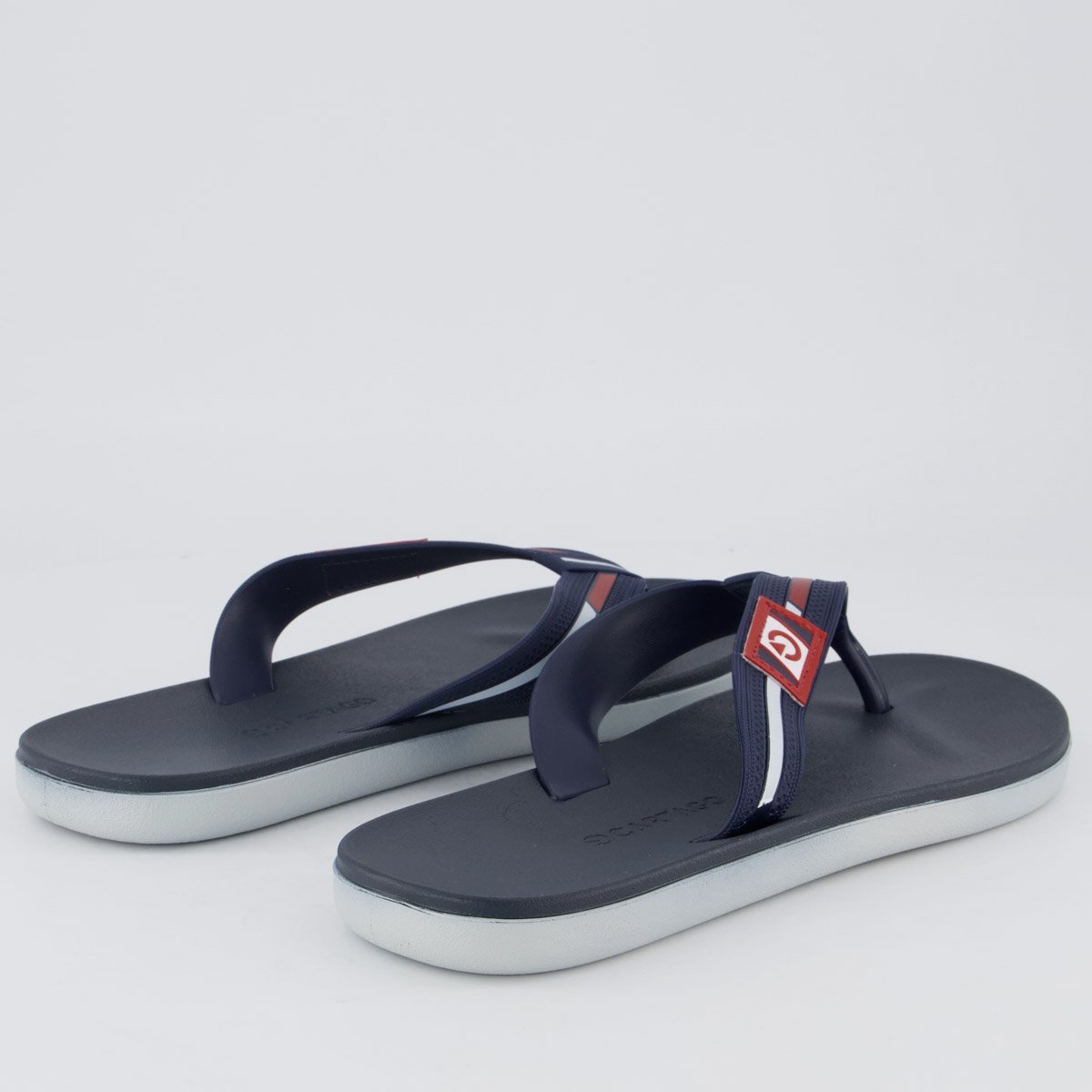 Chinelo Cartago Dublin II Azul e Vermelho Azul Marinho 5