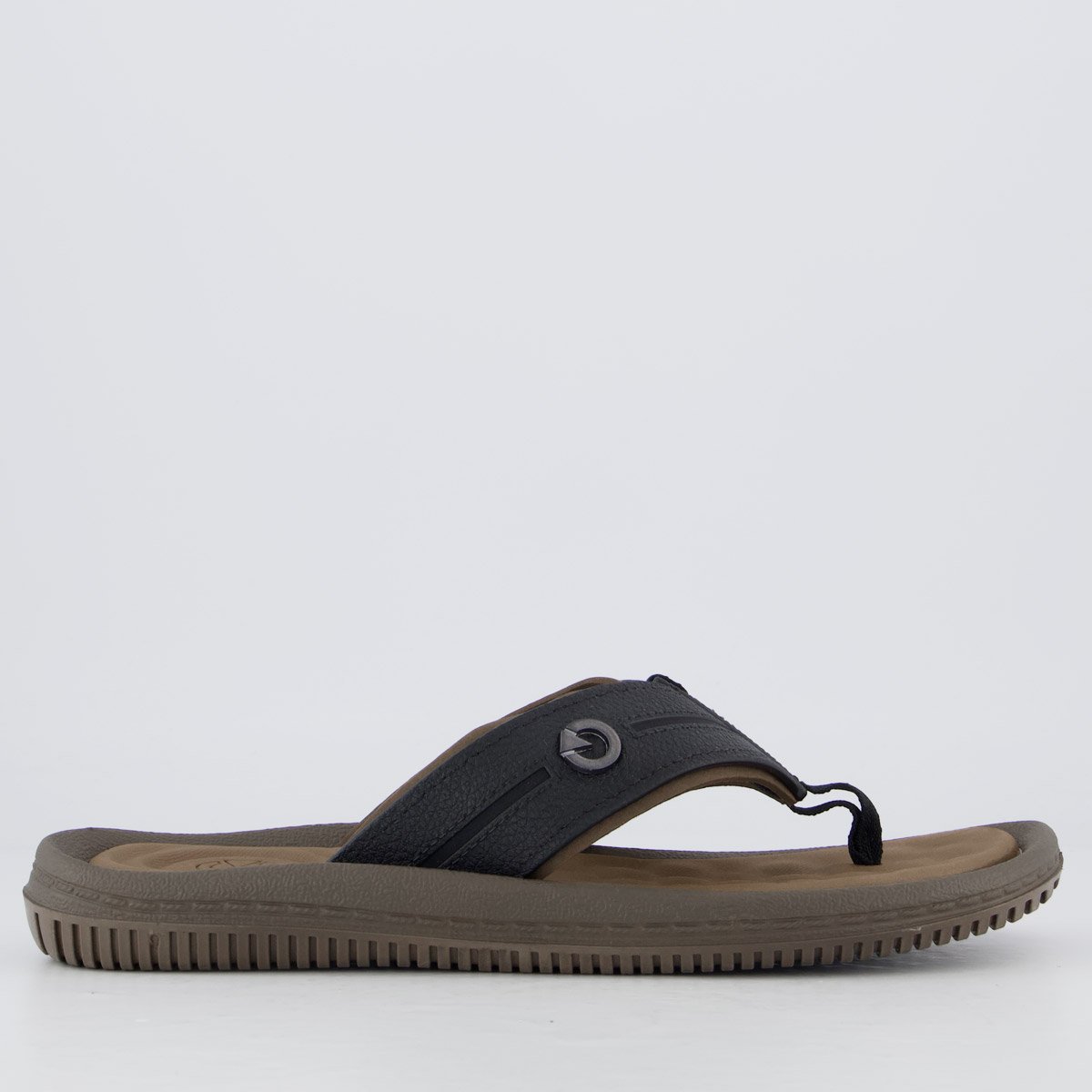 Chinelo Cartago Fiji VI Marrom e Preto Marrom 2