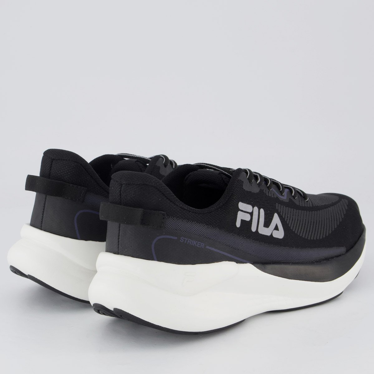 Tenis Fila Striker Feminino Preto e Azul Preto 3