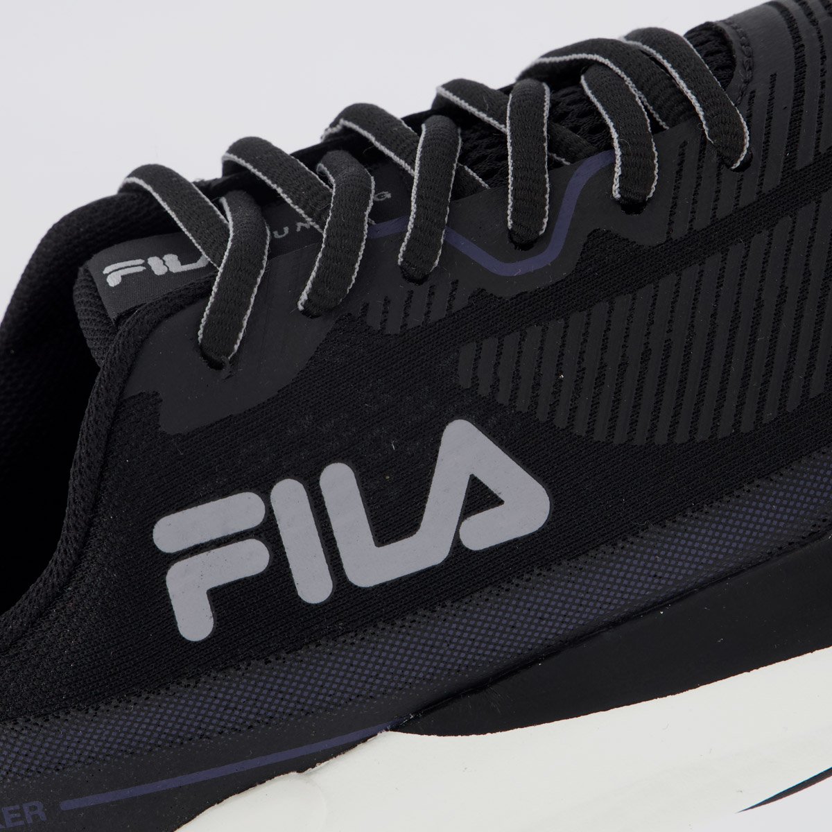 Tenis Fila Striker Feminino Preto e Azul Preto 7