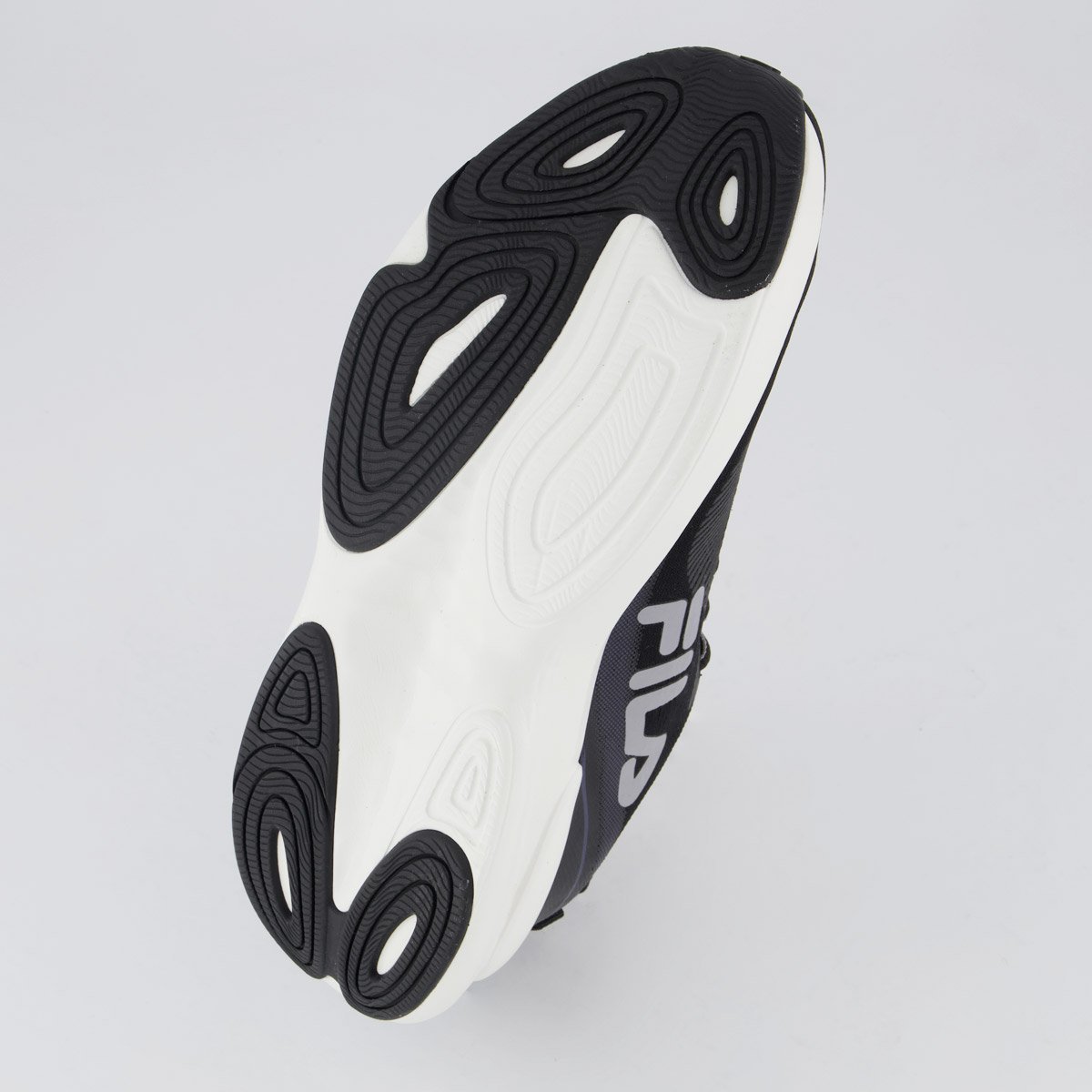 Tenis Fila Striker Feminino Preto e Azul Preto 5