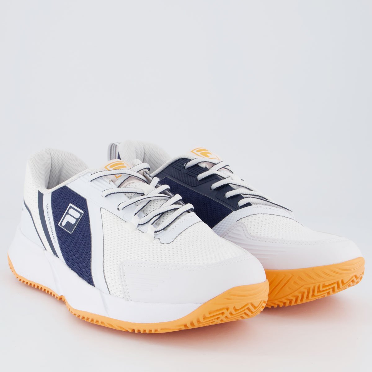 Tenis Fila Master Ace Branco e Marinho Branco 2