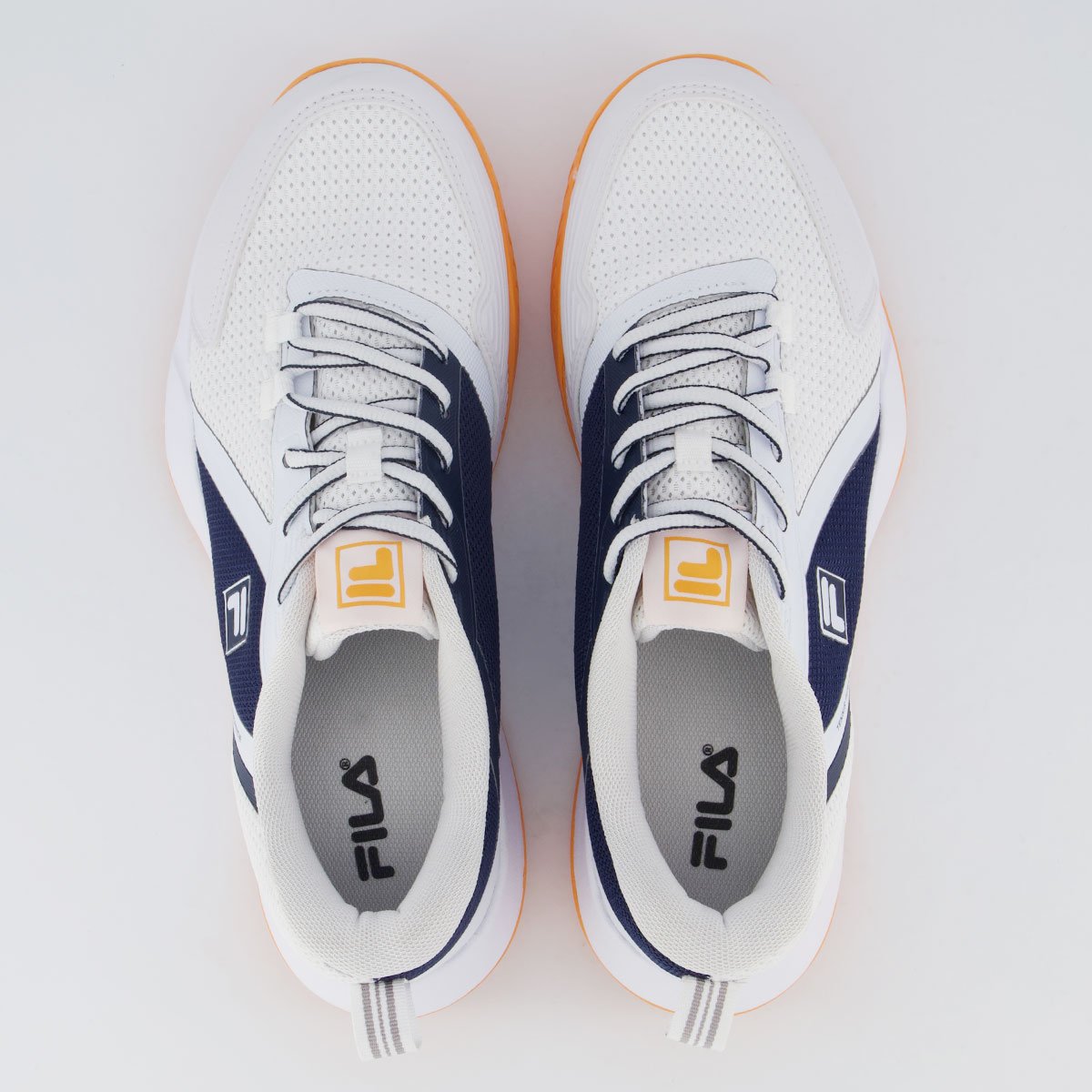 Tenis Fila Master Ace Branco e Marinho Branco 4