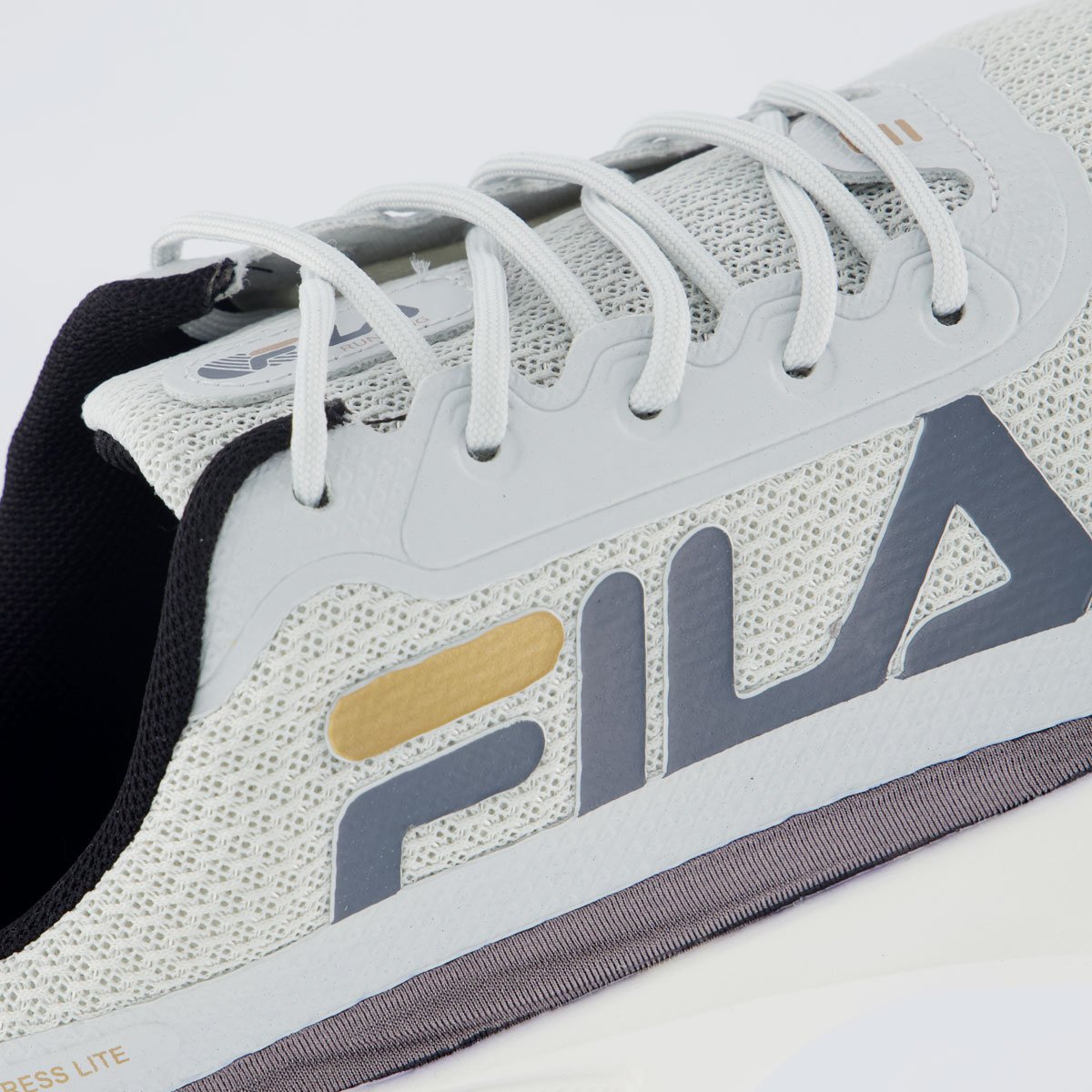 Tenis Fila Progress Lite Cinza e Grafite Cinza 7