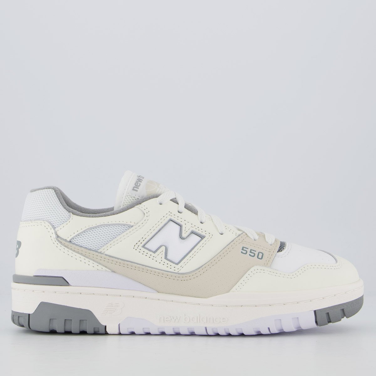 Tênis New Balance 550 Branco e Bege