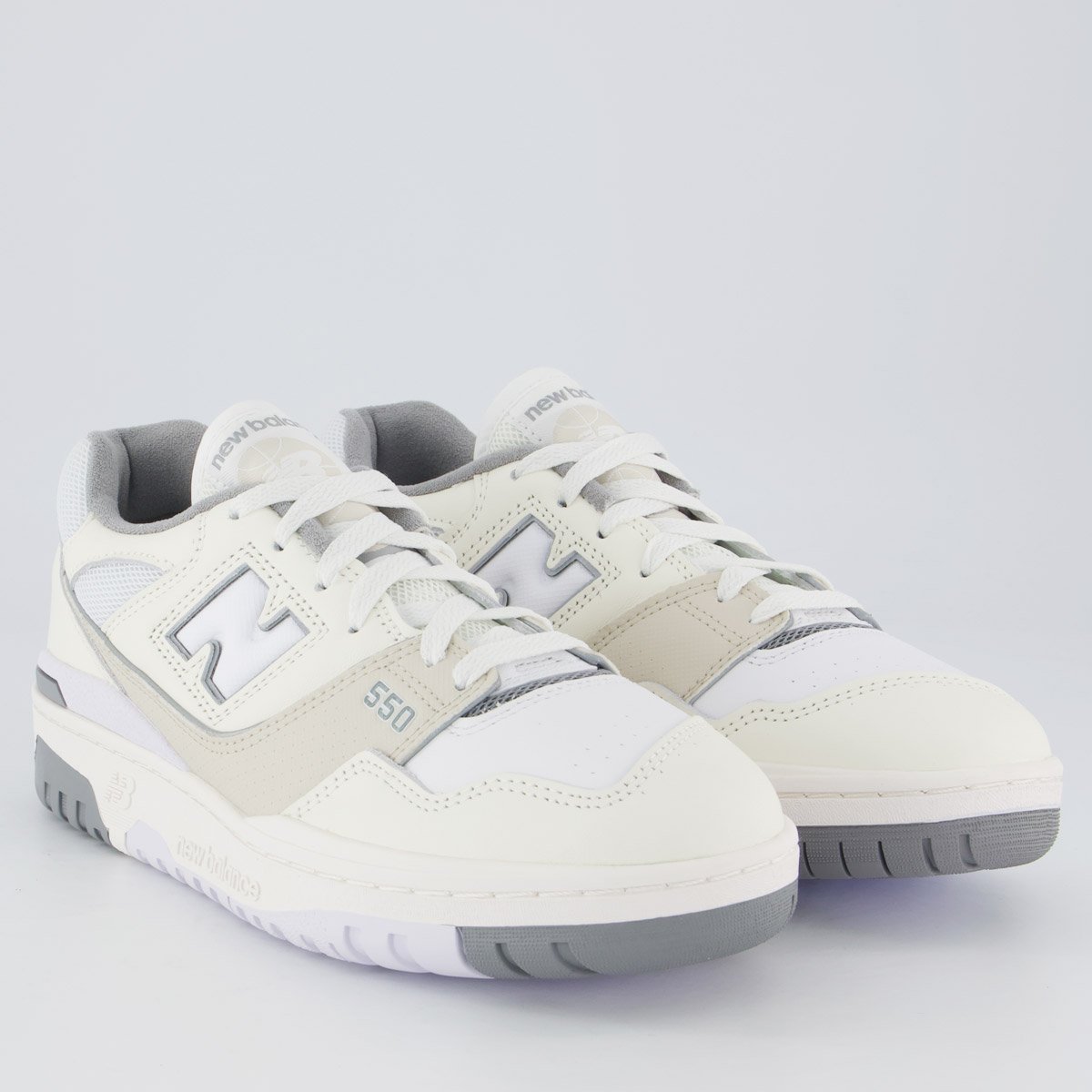 Tênis New Balance 550 Branco e Bege Branco 2