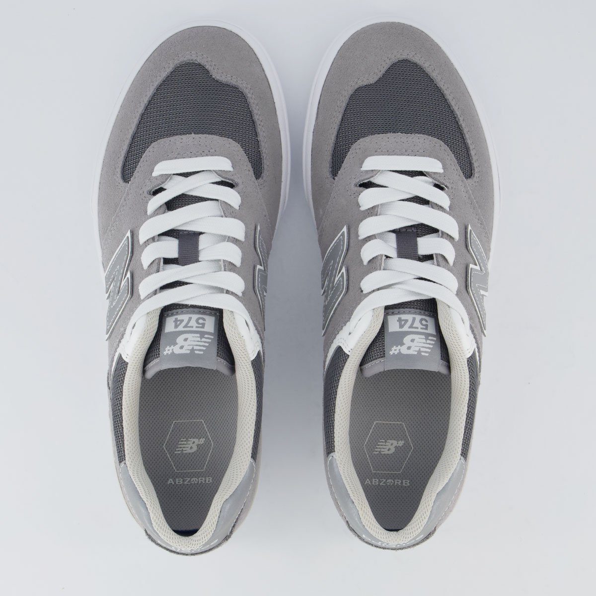 Tênis New Balance Numeric 574 Vulc Cinza Cinza 4