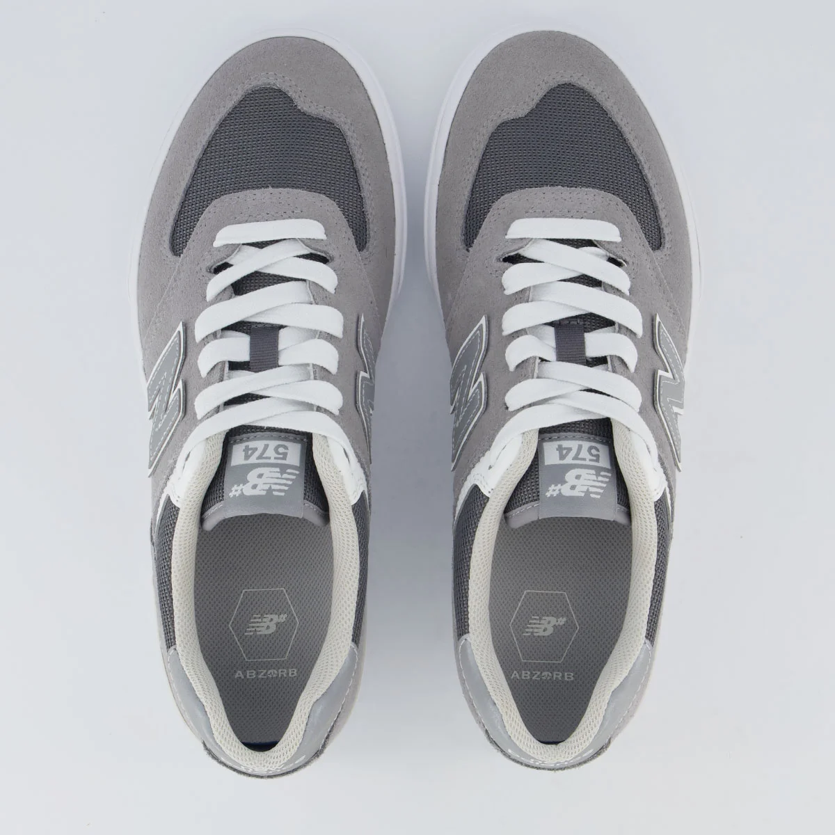 Tênis New Balance Numeric 574 Vulc Cinza Cinza