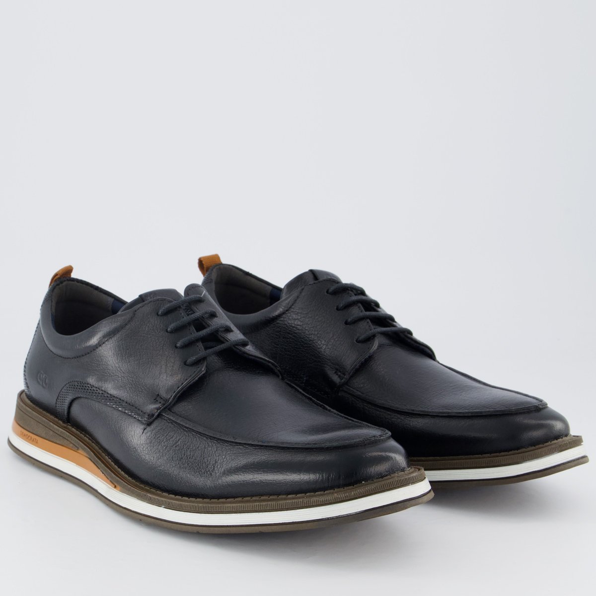 Sapato Democrata Type Preto e Branco Preto 2