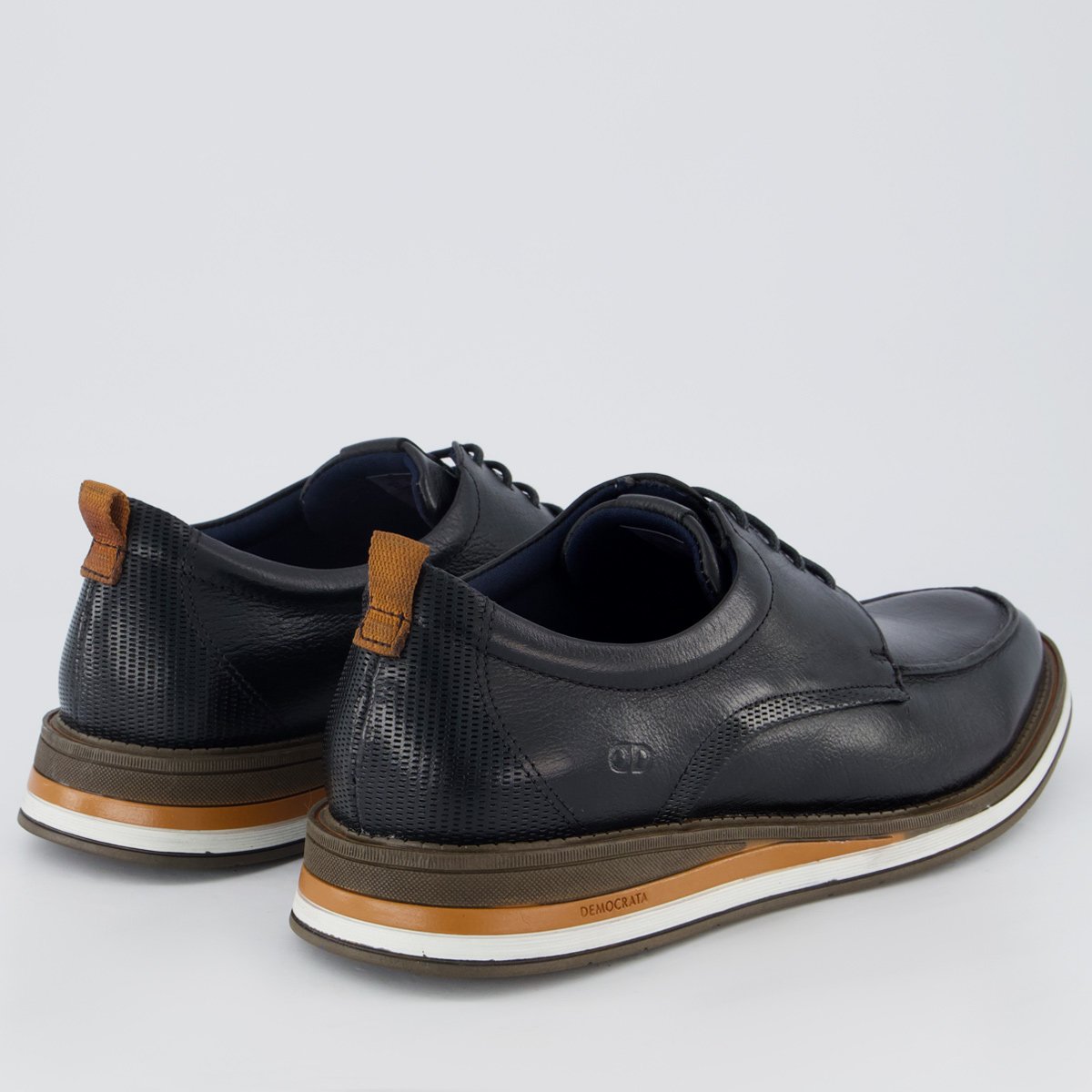 Sapato Democrata Type Preto e Branco Preto 3