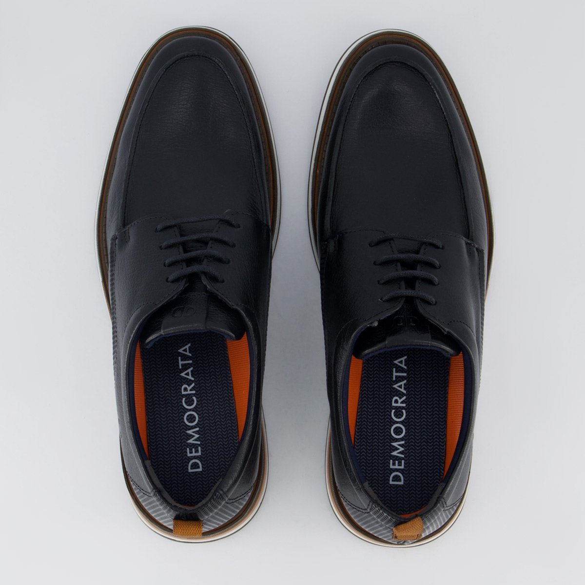 Sapato Democrata Type Preto e Branco Preto 4