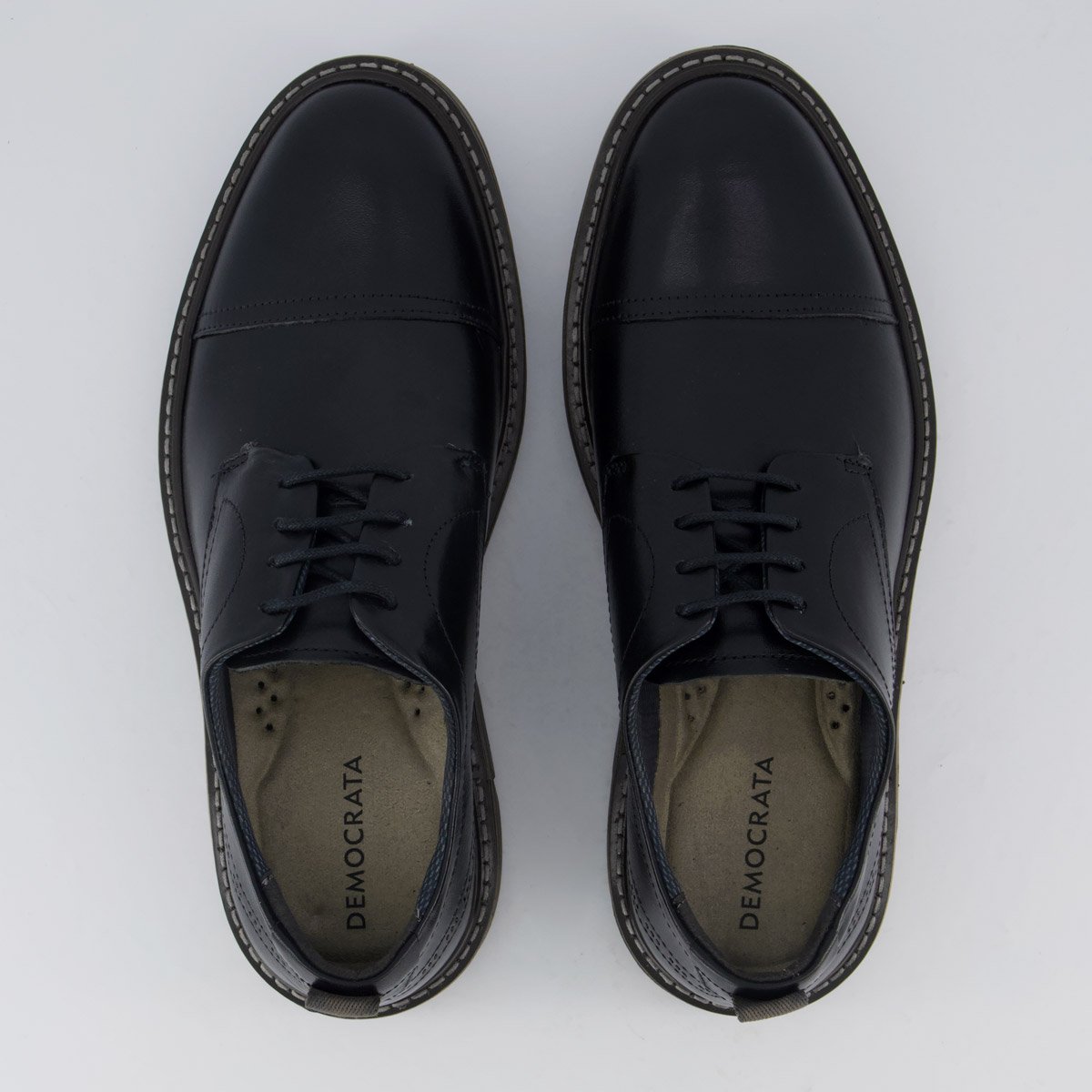 Sapato Democrata Jeff Preto Preto 4