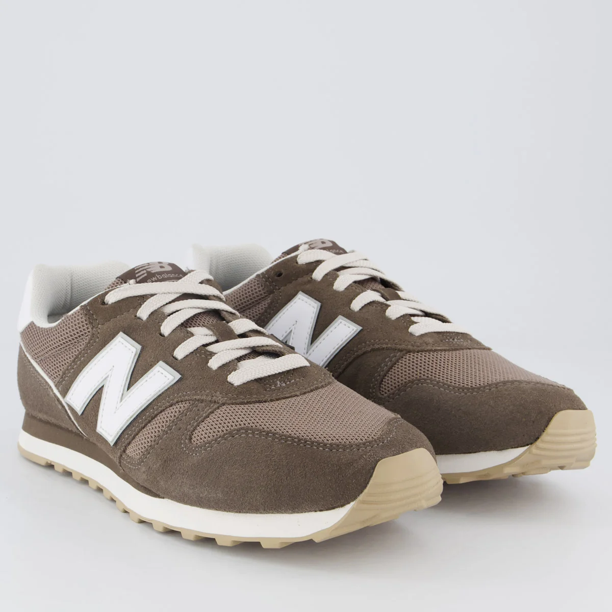 Tênis New Balance 373 V2 Marrom e Branco Marrom 2