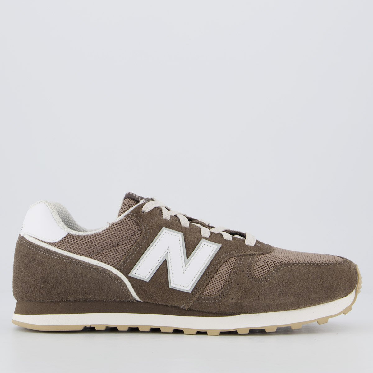 Tênis New Balance 373 V2 Marrom e Branco