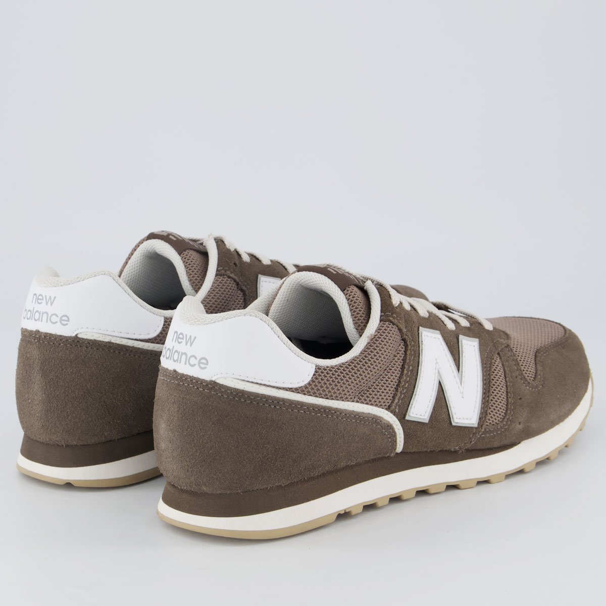 Tênis New Balance 373 V2 Marrom e Branco Marrom 3