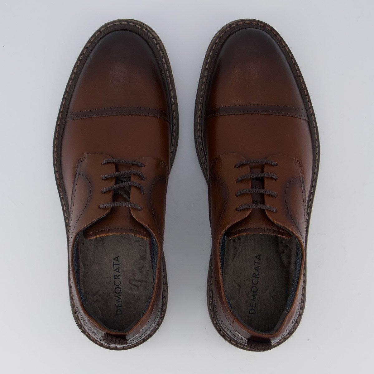 Sapato Democrata Jeff Marrom Marrom 4