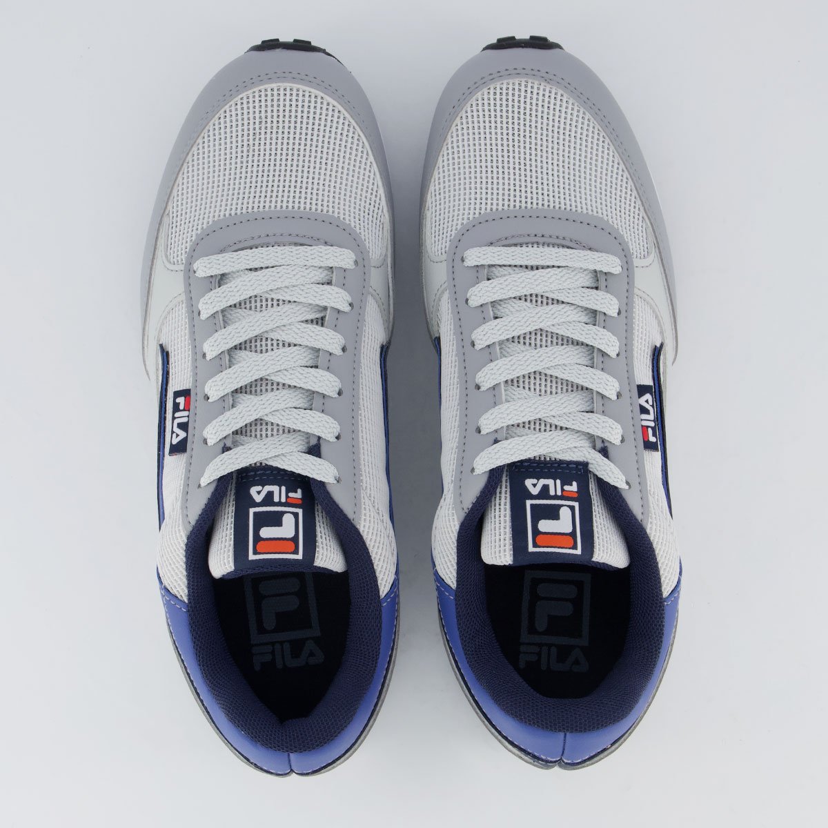 Tênis Fila Renno Classic Cinza e Marinho Cinza 4