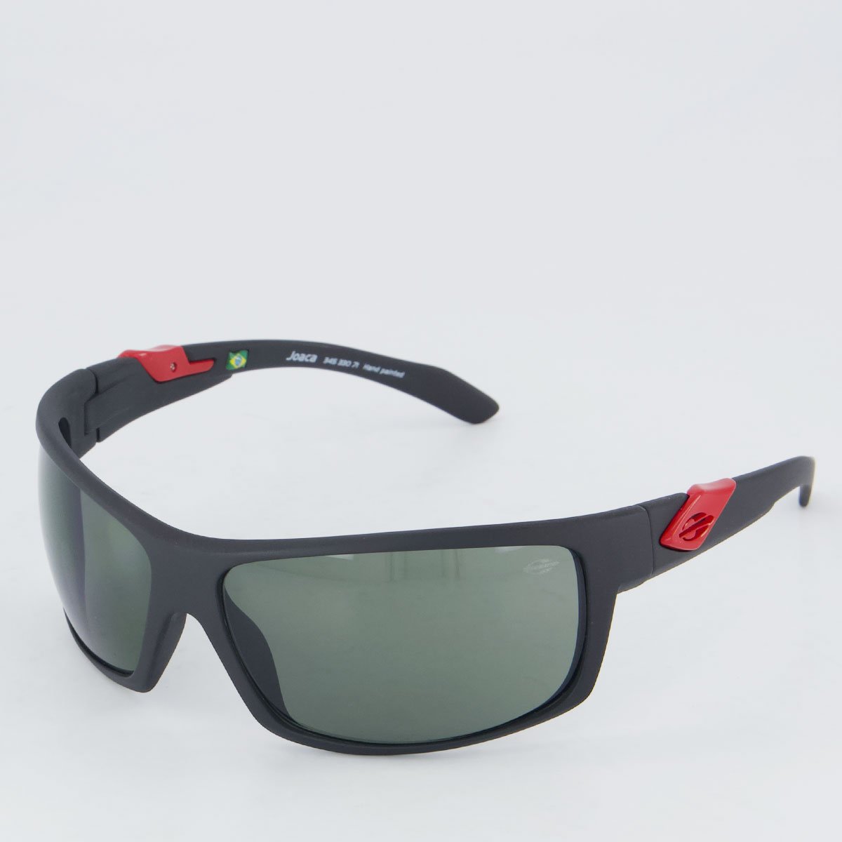 Óculos de Sol Mormaii Joaca Preto Fosco e Vermelho