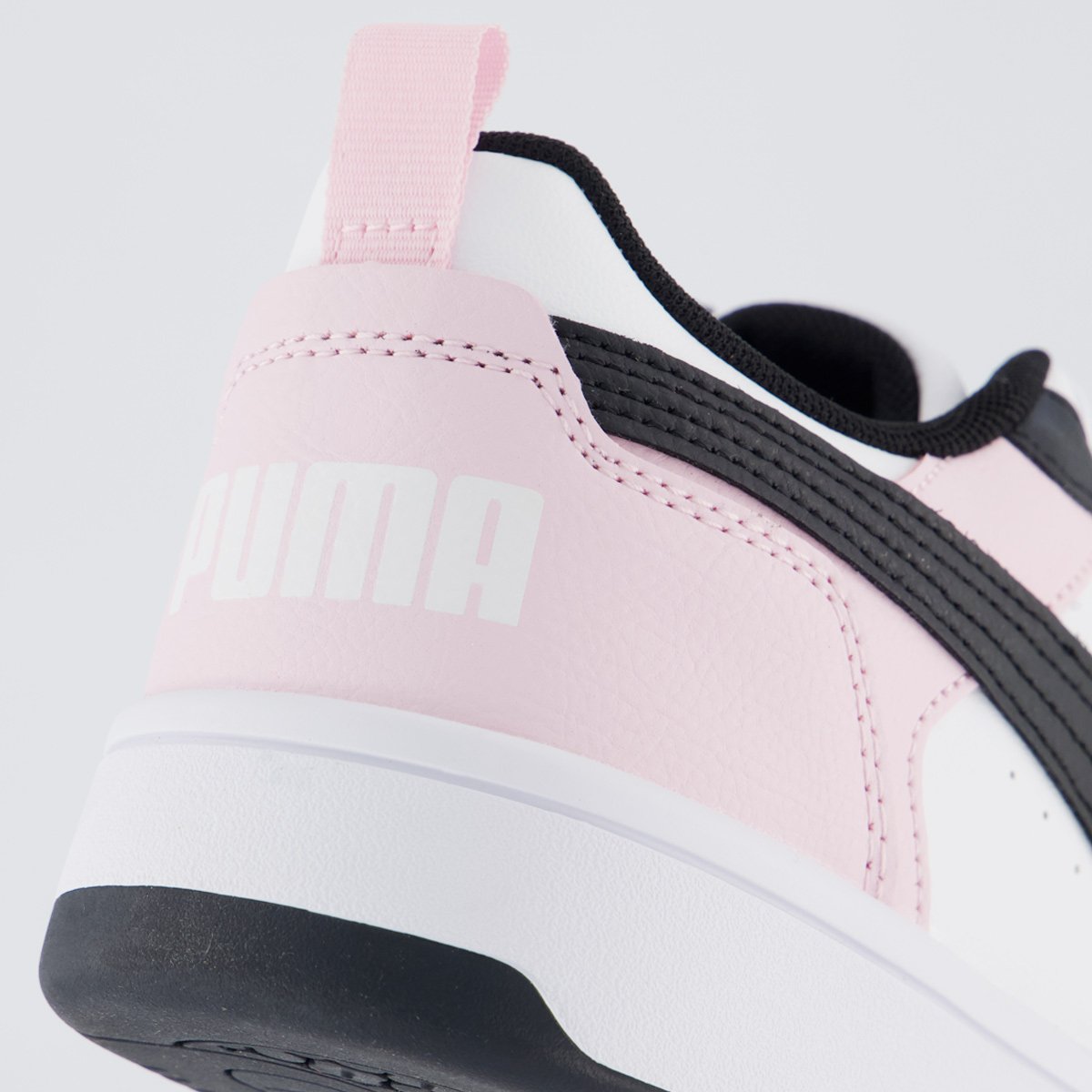 Tênis Puma Rebound V6 LO Feminino Preto e Rosa Preto 6