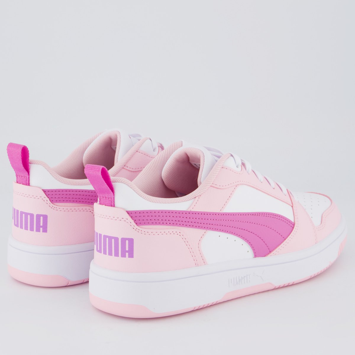 Tênis Puma Rebound V6 LO Feminino Rosa Rosa 8