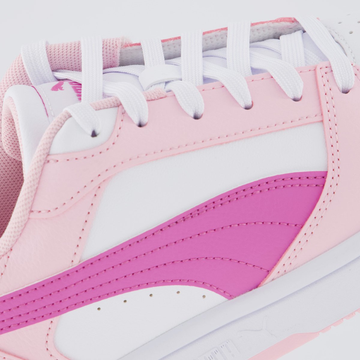 Tênis Puma Rebound V6 LO Feminino Rosa Rosa 4