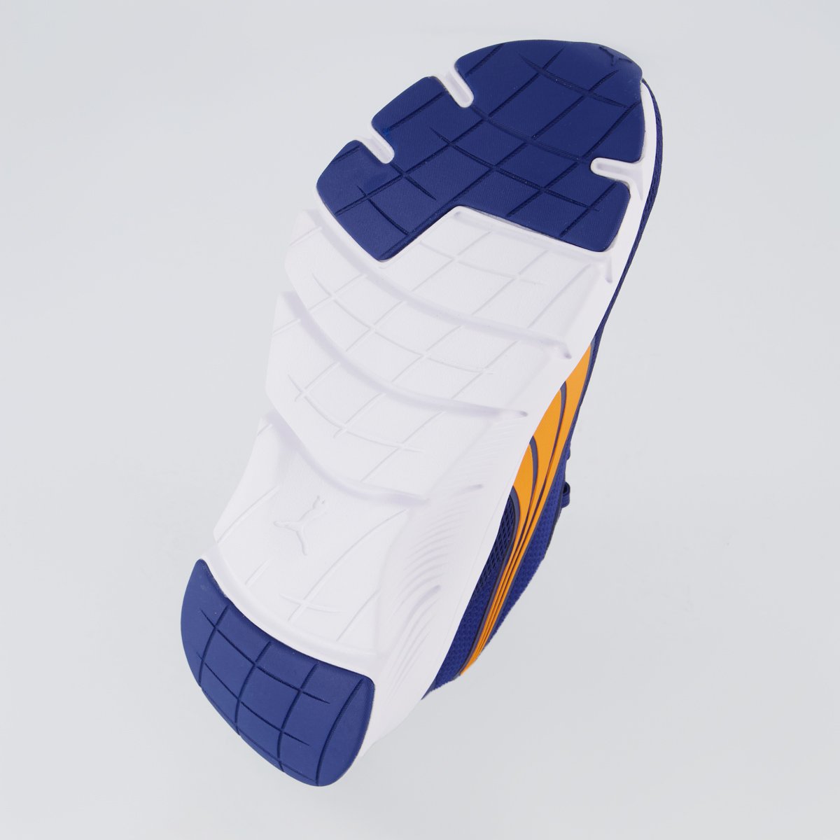 Tênis Puma Flexfocus Lite Modern Juvenil Marinho e Laranja Azul 5